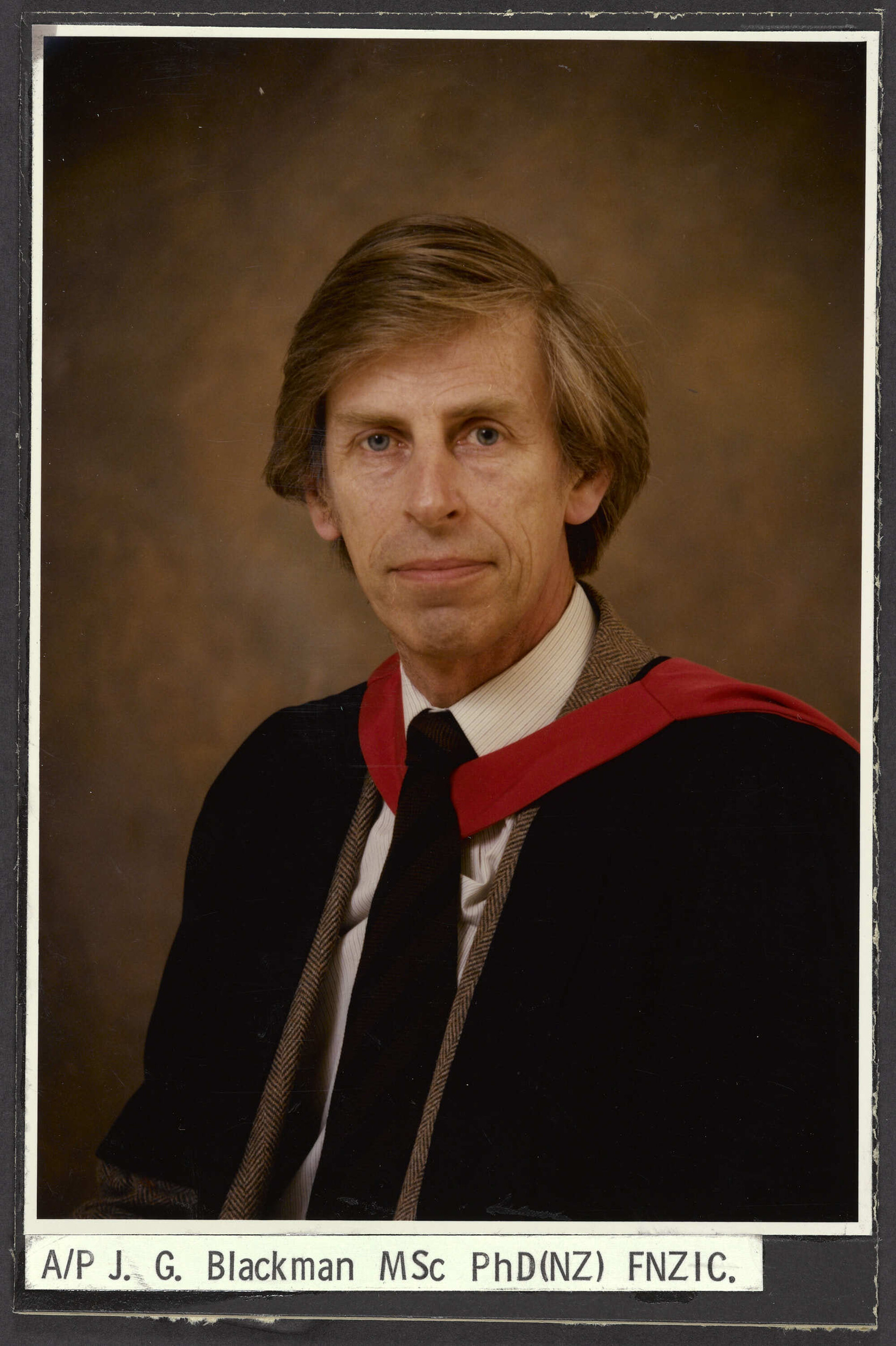 Associate Professor J.G. Blackman