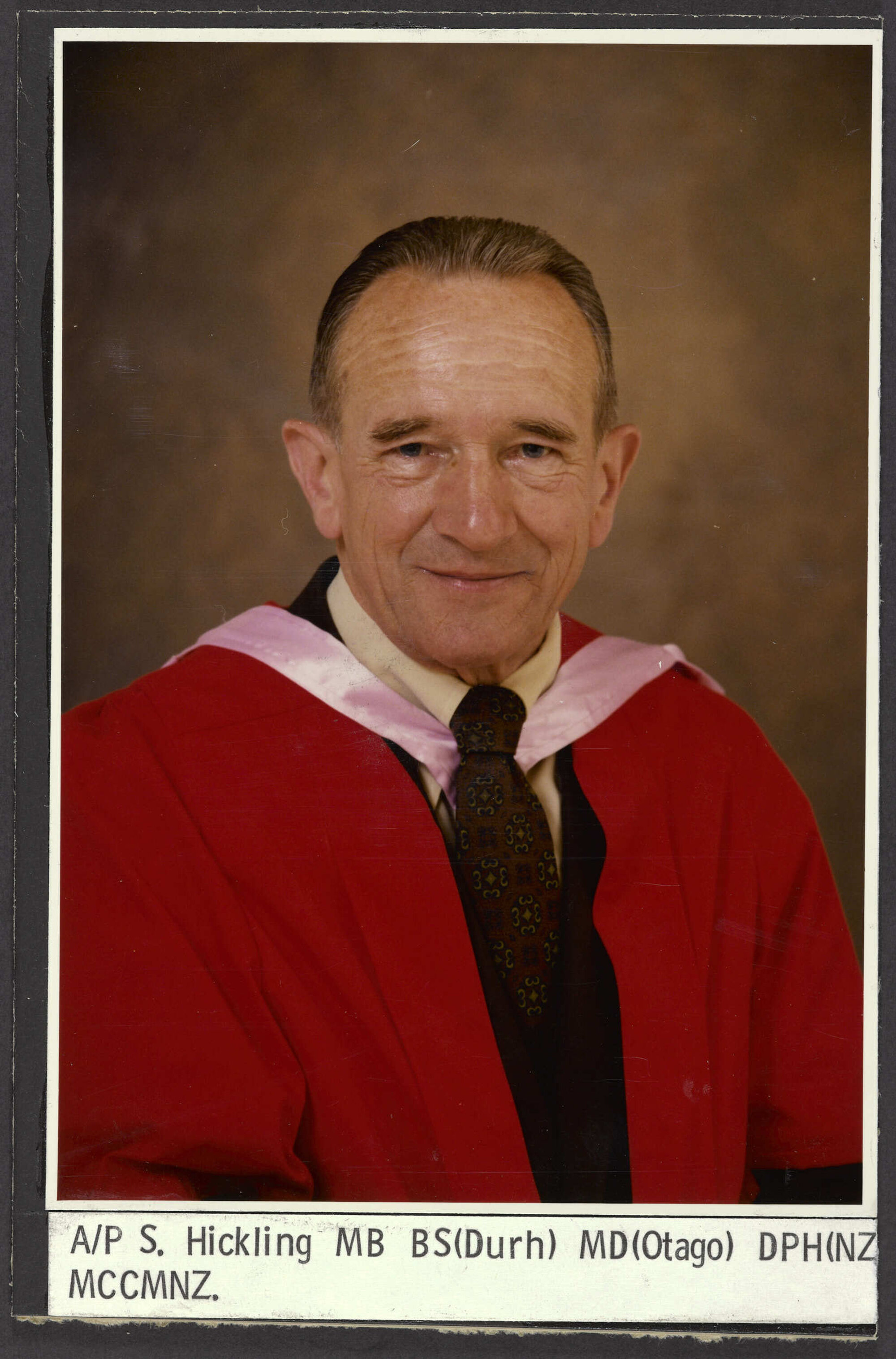 Associate Professor S. Hickling