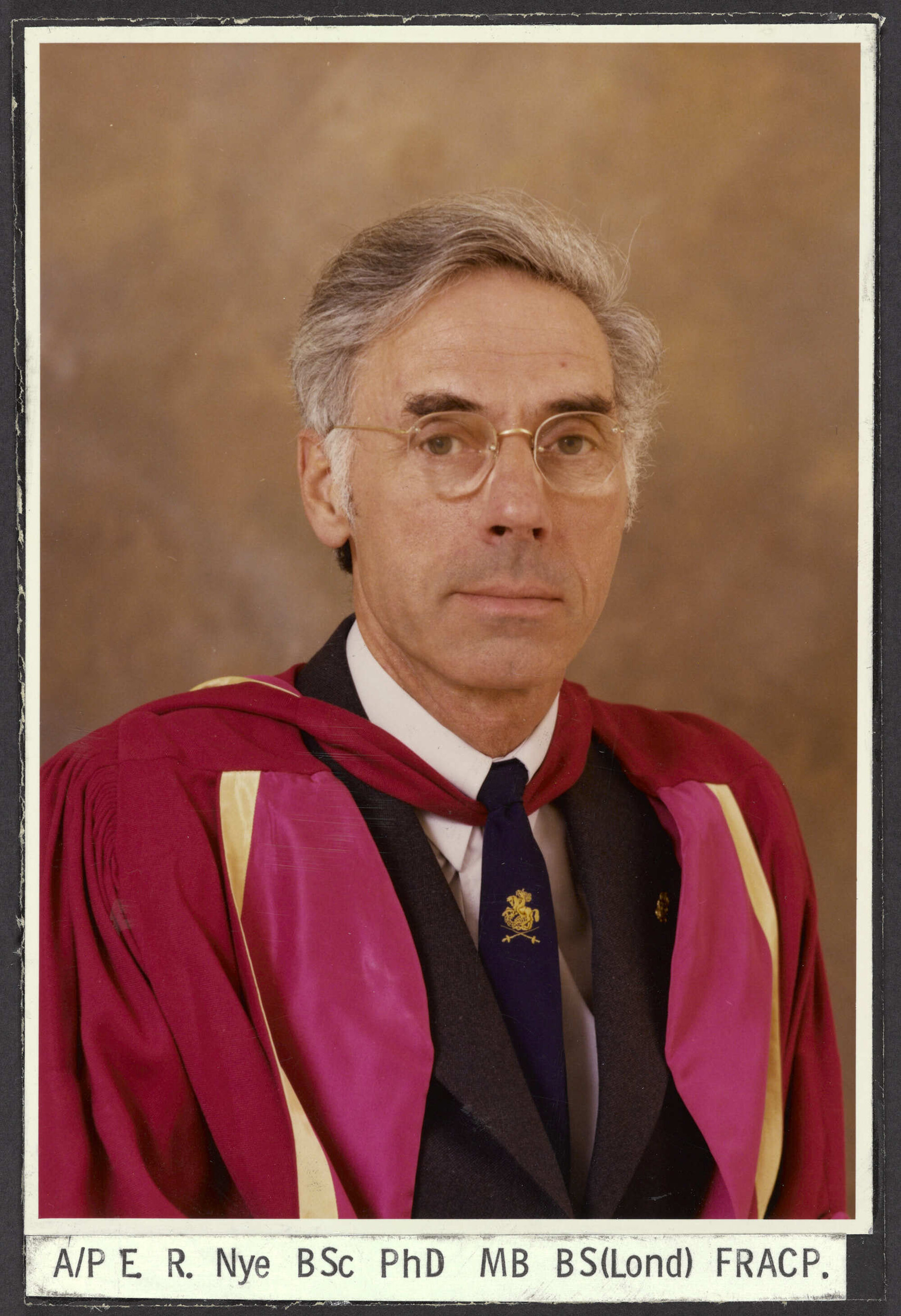 Associate Professor E.R. Nye