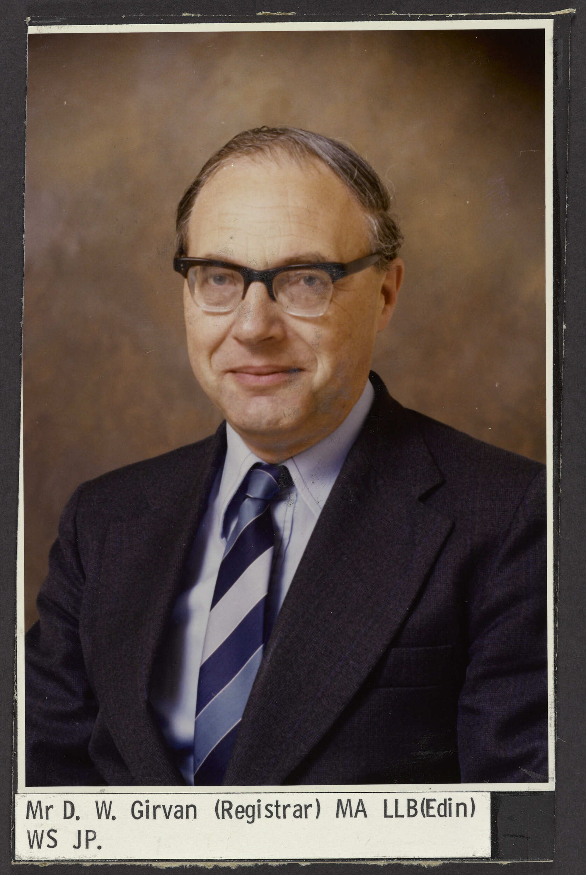 Mr D.W. Girvan (Registrar)