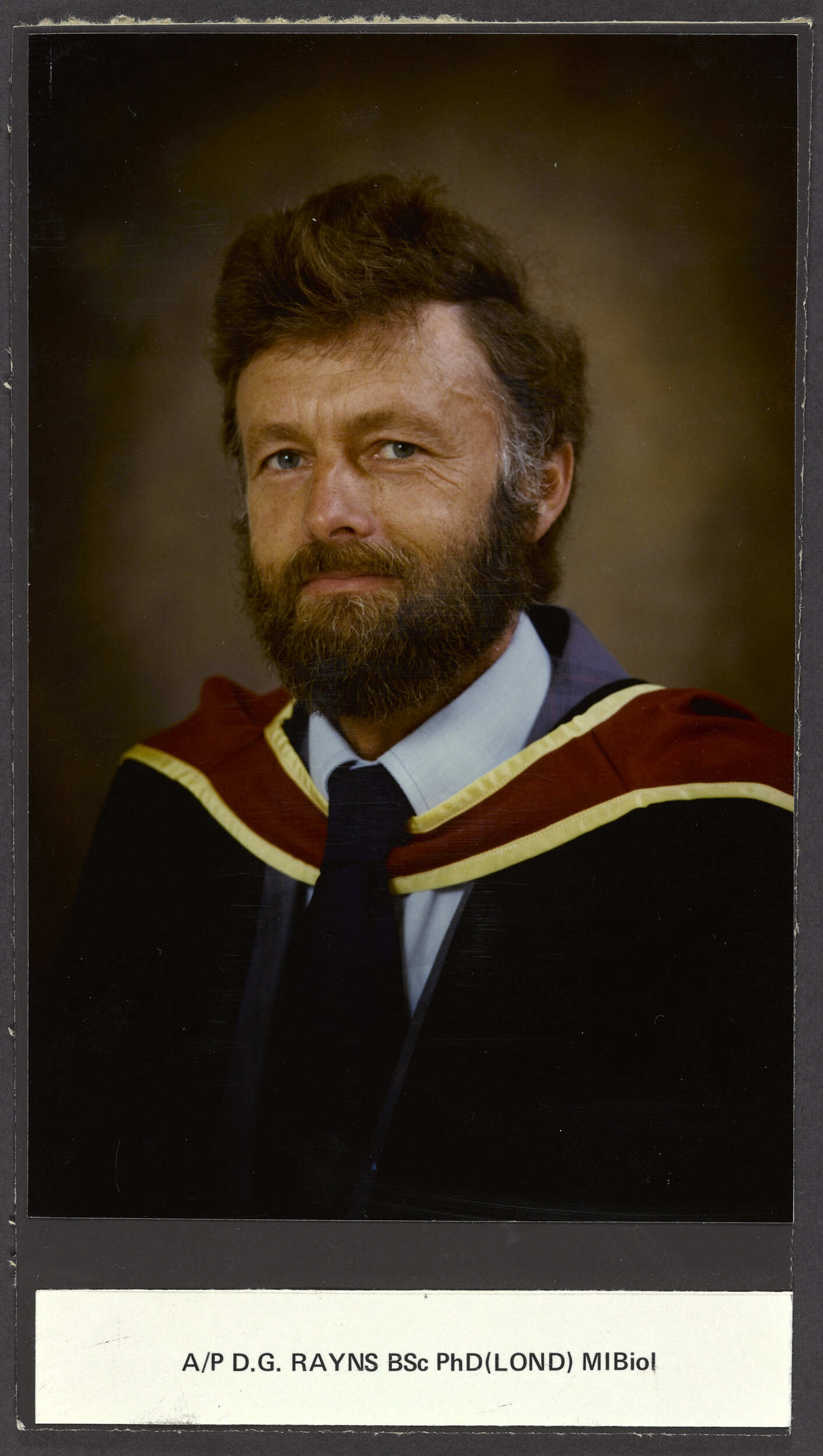 Associate Professor D.G. Rayns