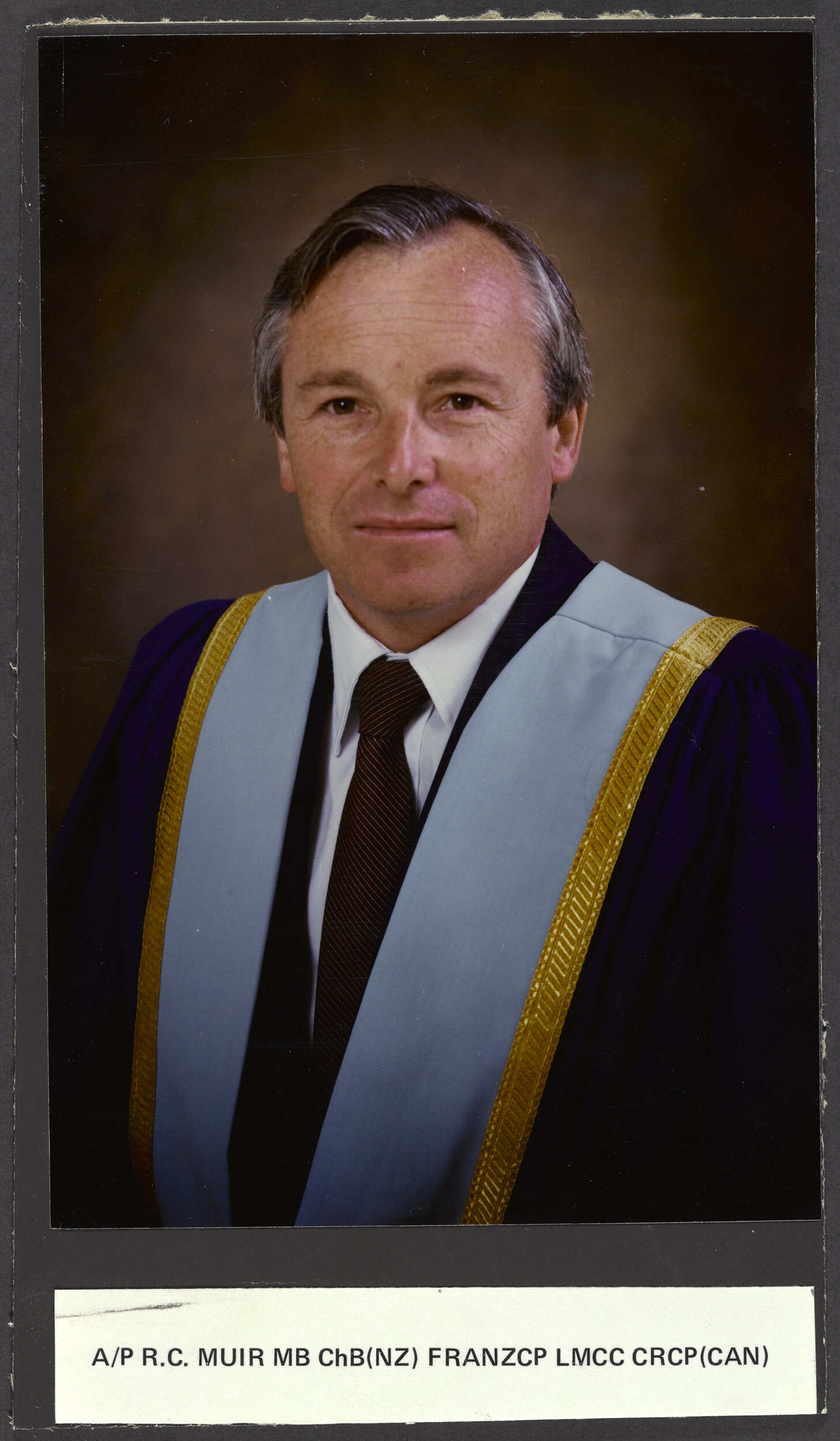 Associate Professor R.C. Muir