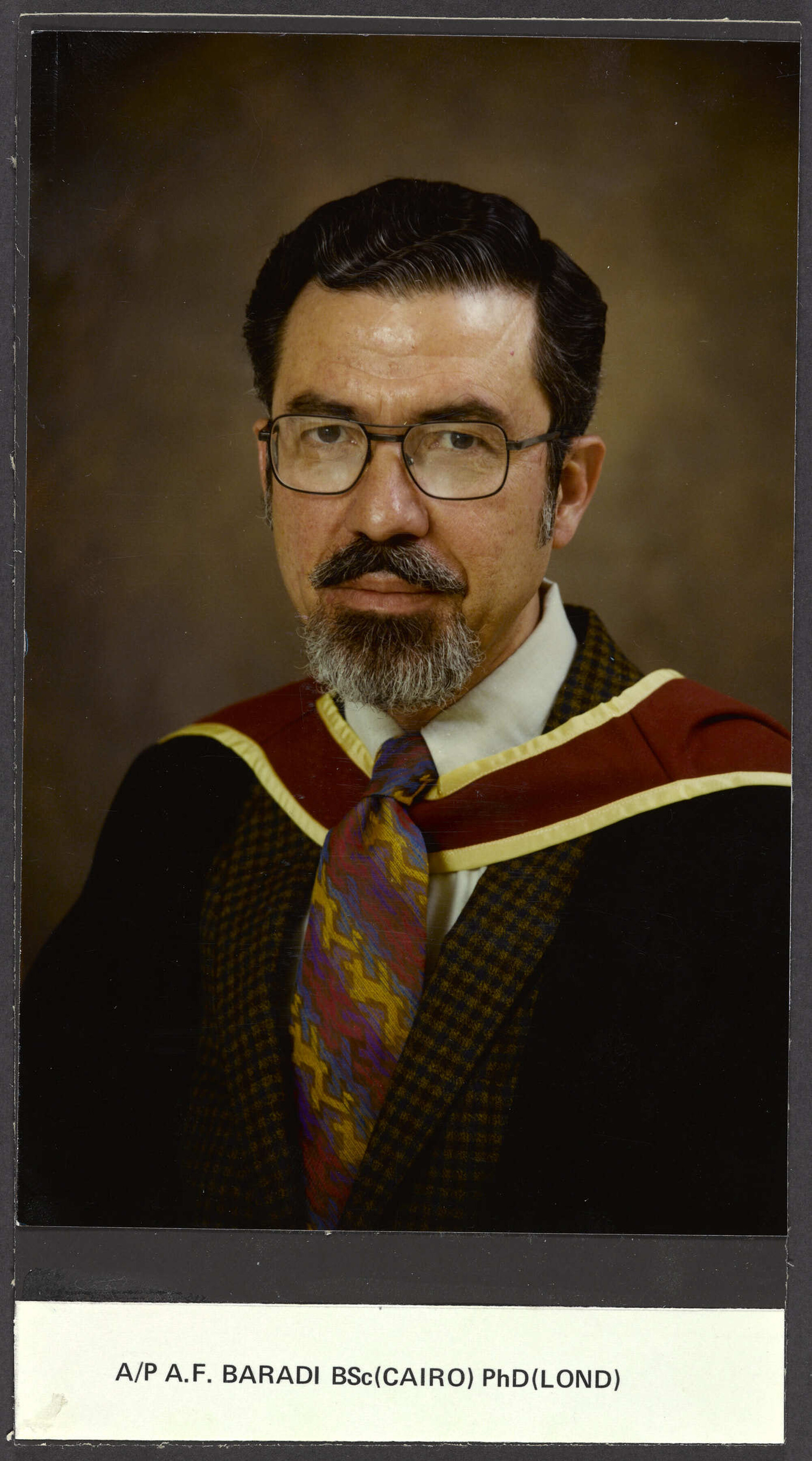Associate Professor A.F. Baradi