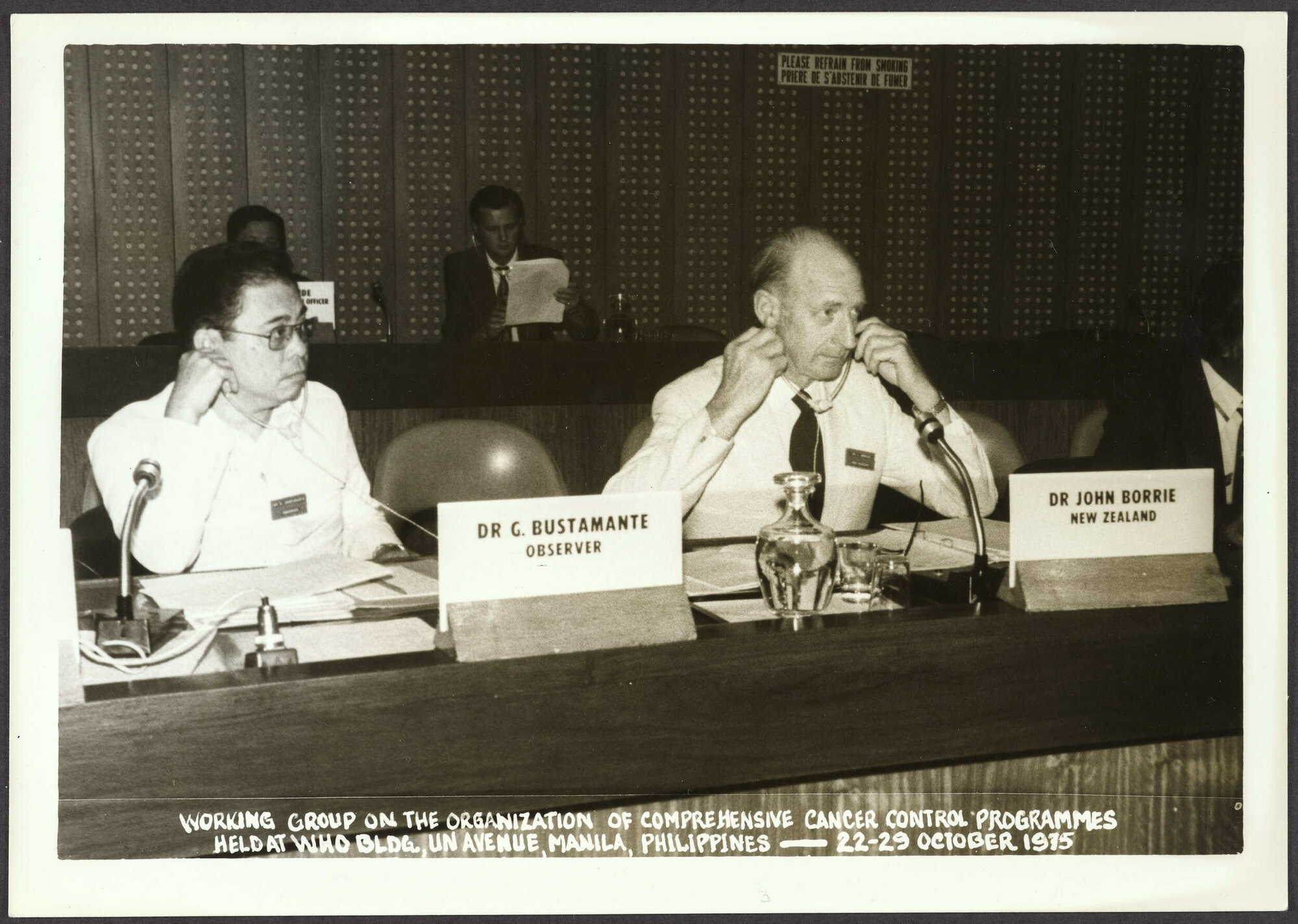 Dr G. Bustamante and Dr John Borrie