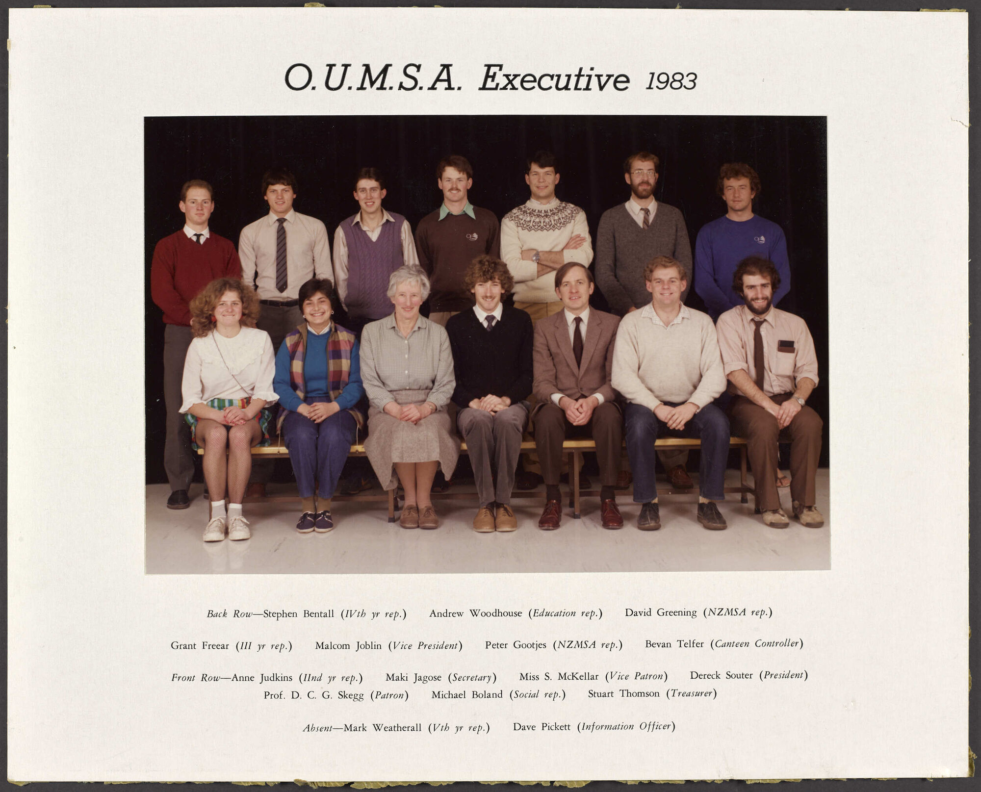 OUMSA Executive 1983