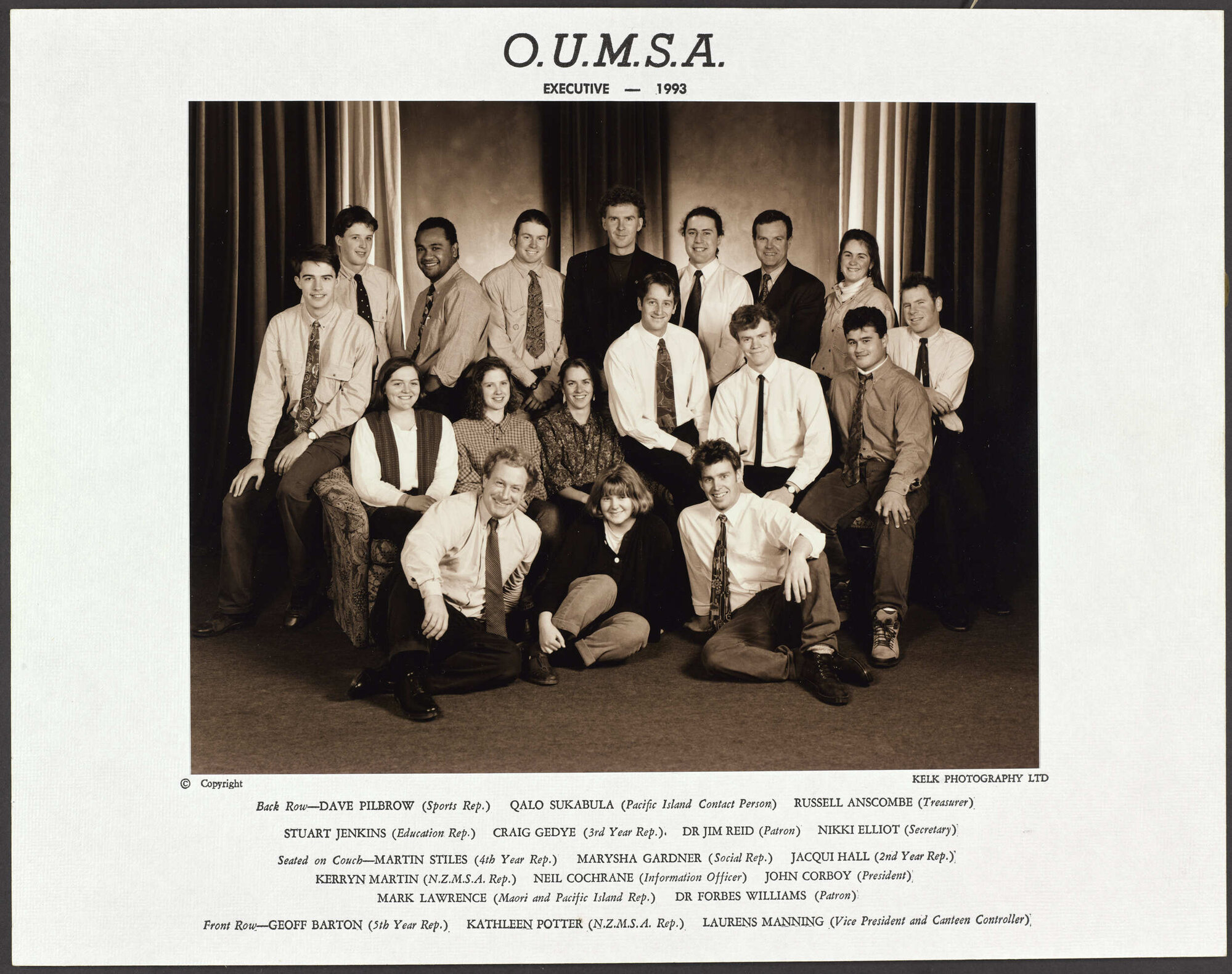OUMSA Executive 1993