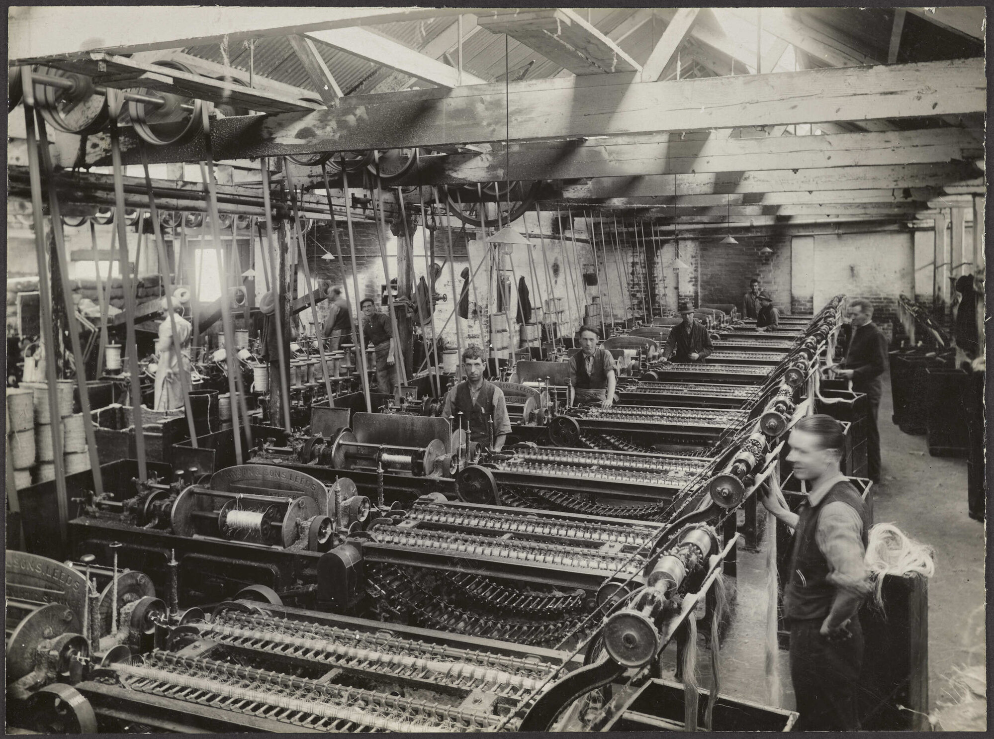 Machinery and workers inside Donaghy's factory