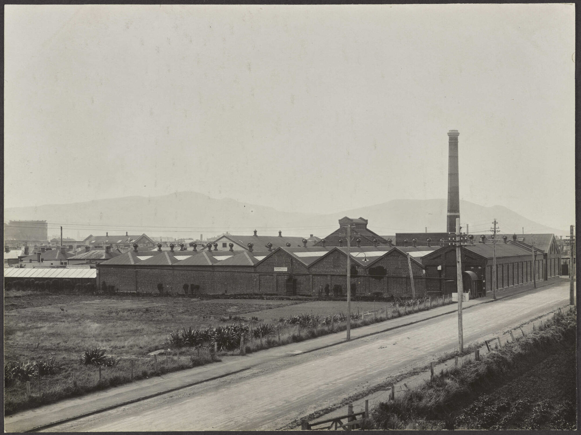 Donaghy's rope and twine factory from Macandrew Road