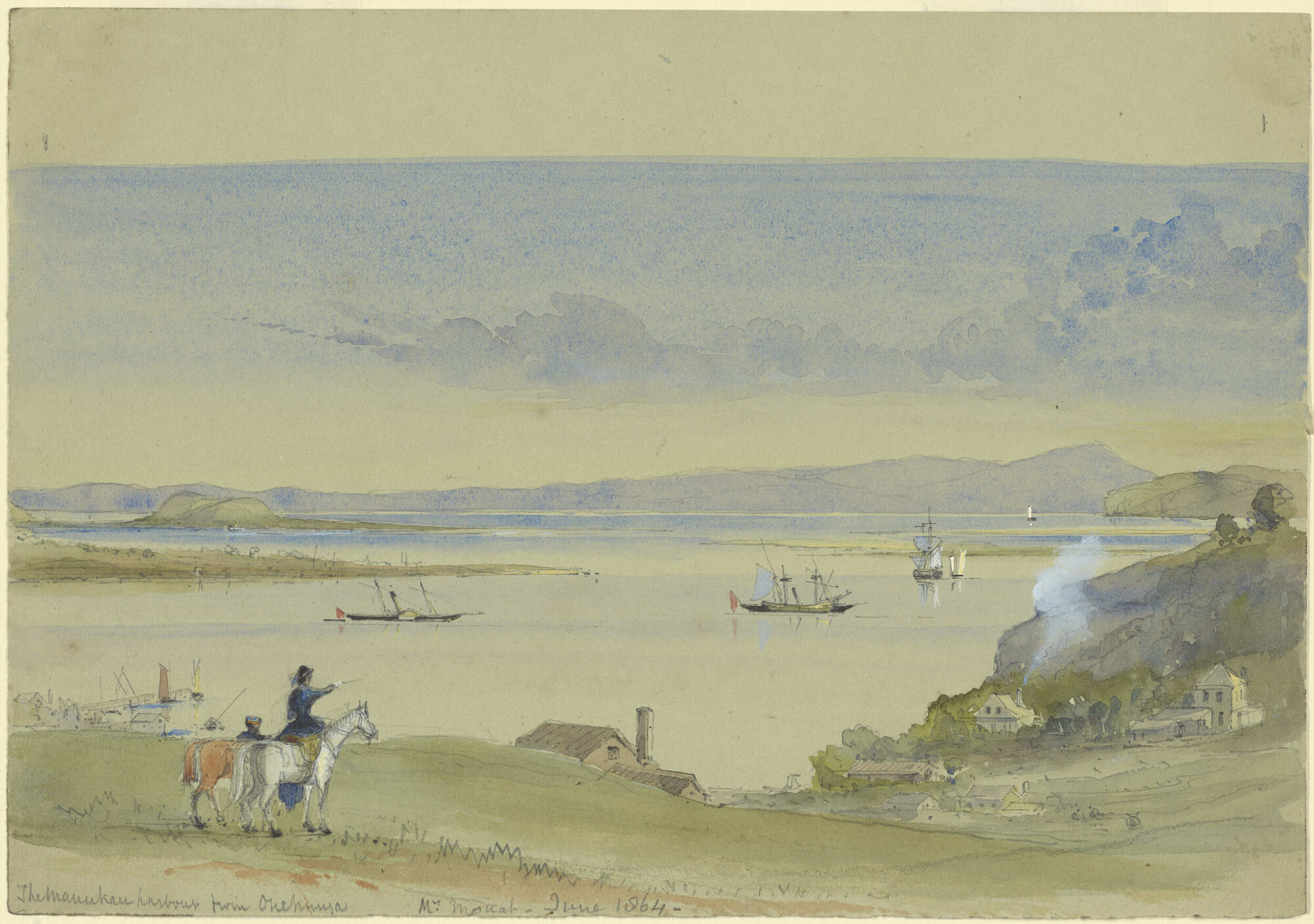 The Manukau Harbour from Onehunga