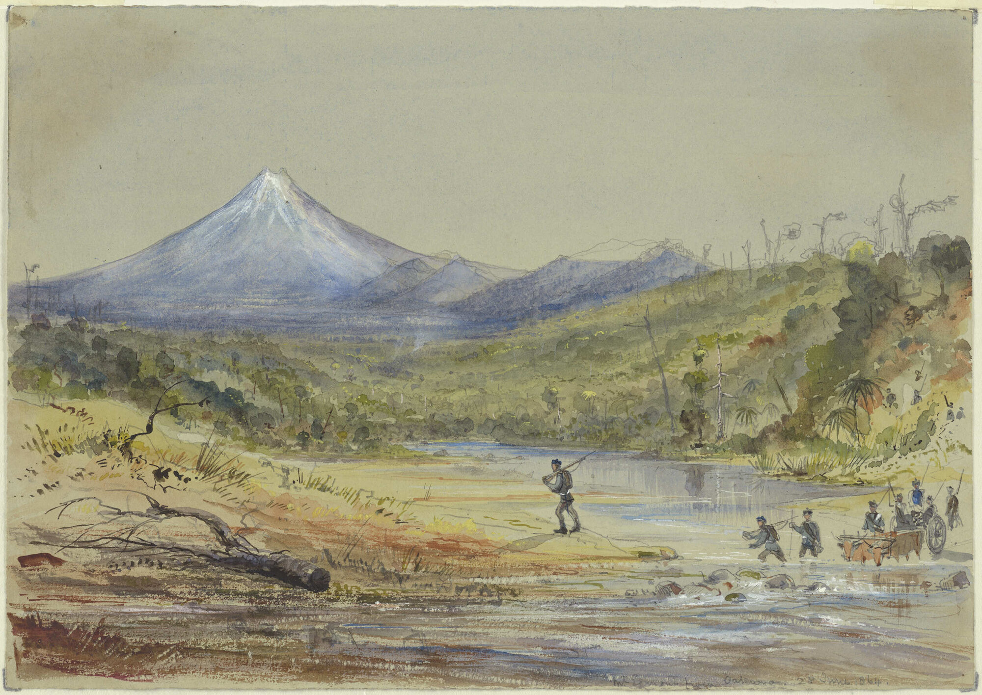 Mount Egmont from Oakura