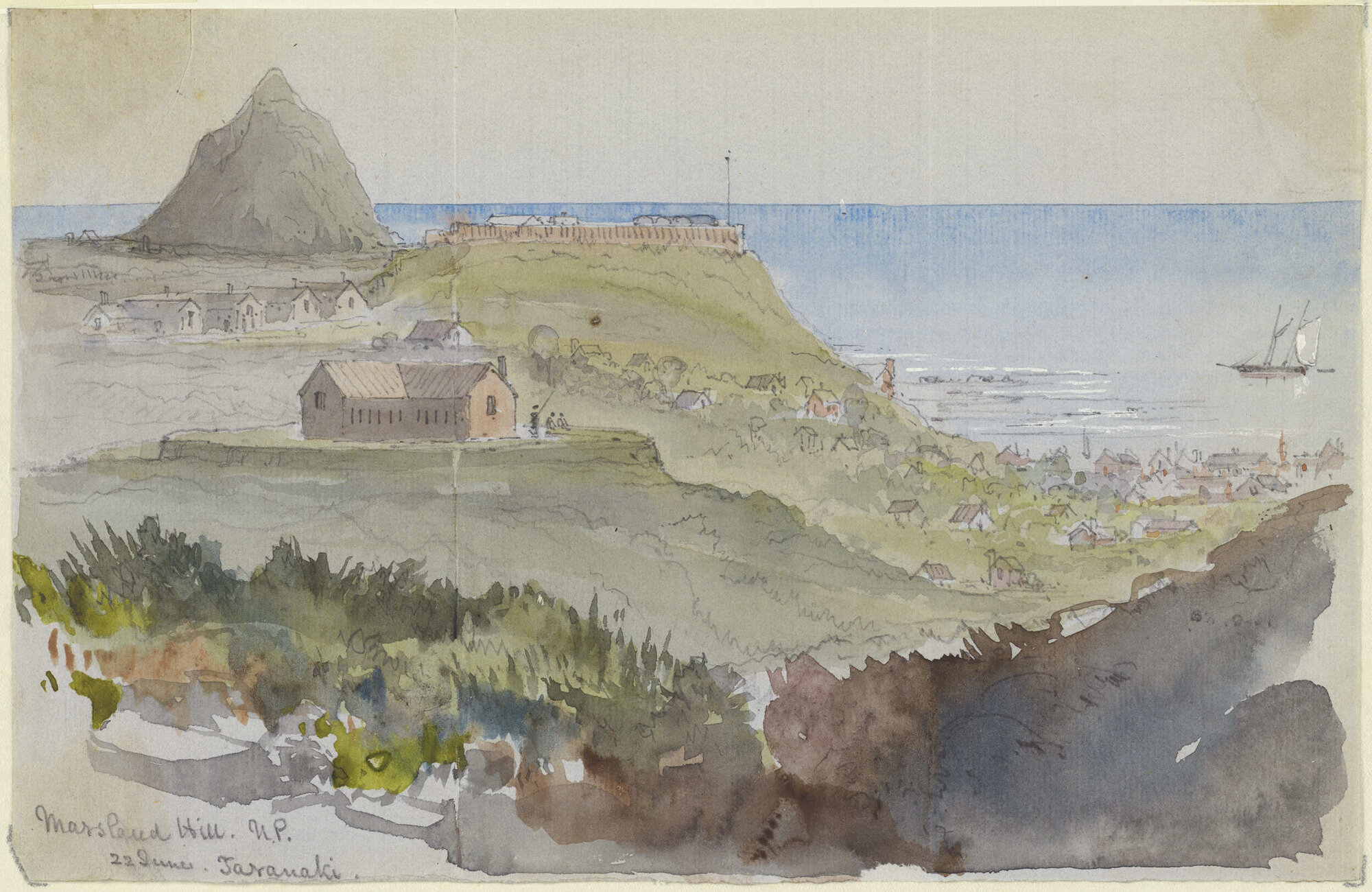 Marsland Hill, New Plymouth, Taranaki. 22 June