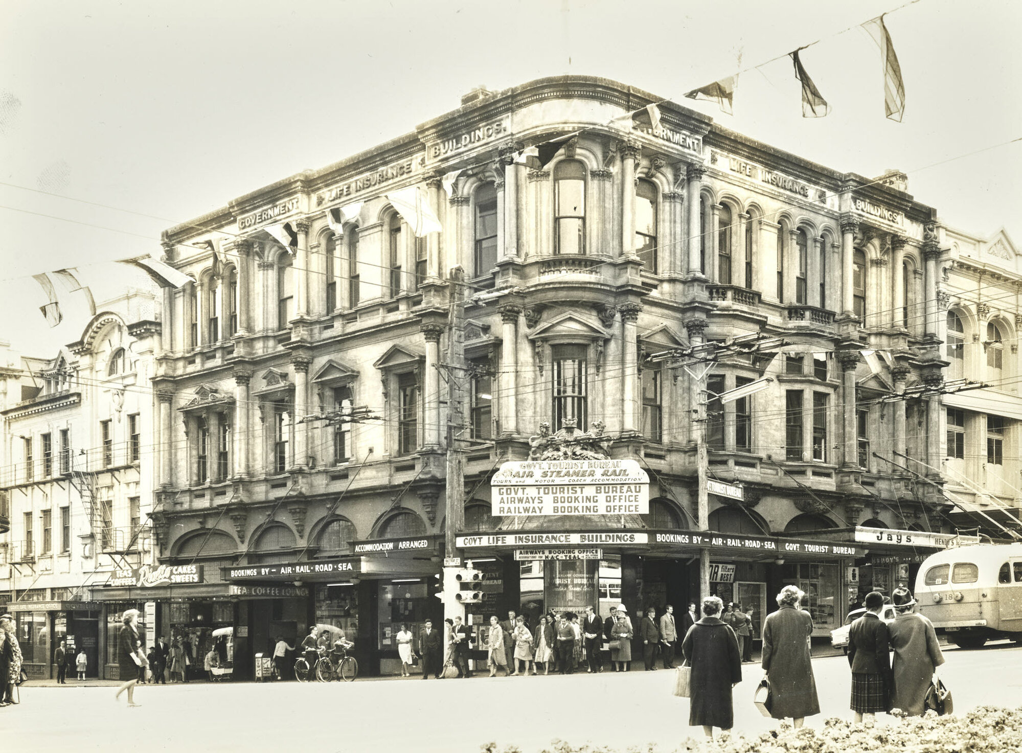 Government Life Buildings corner Princes and Rattray streets