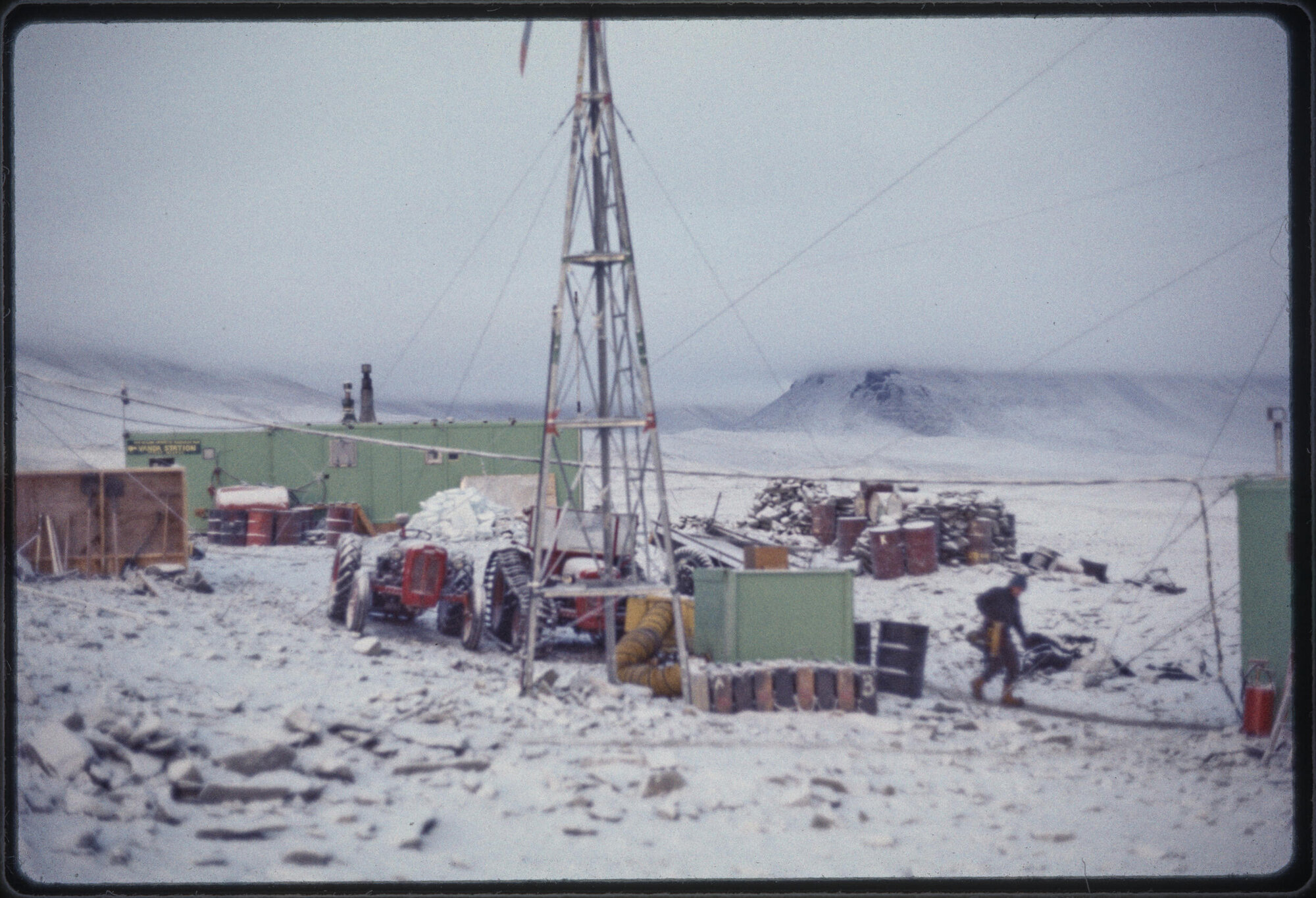 The one-only snow fall during winter 1970