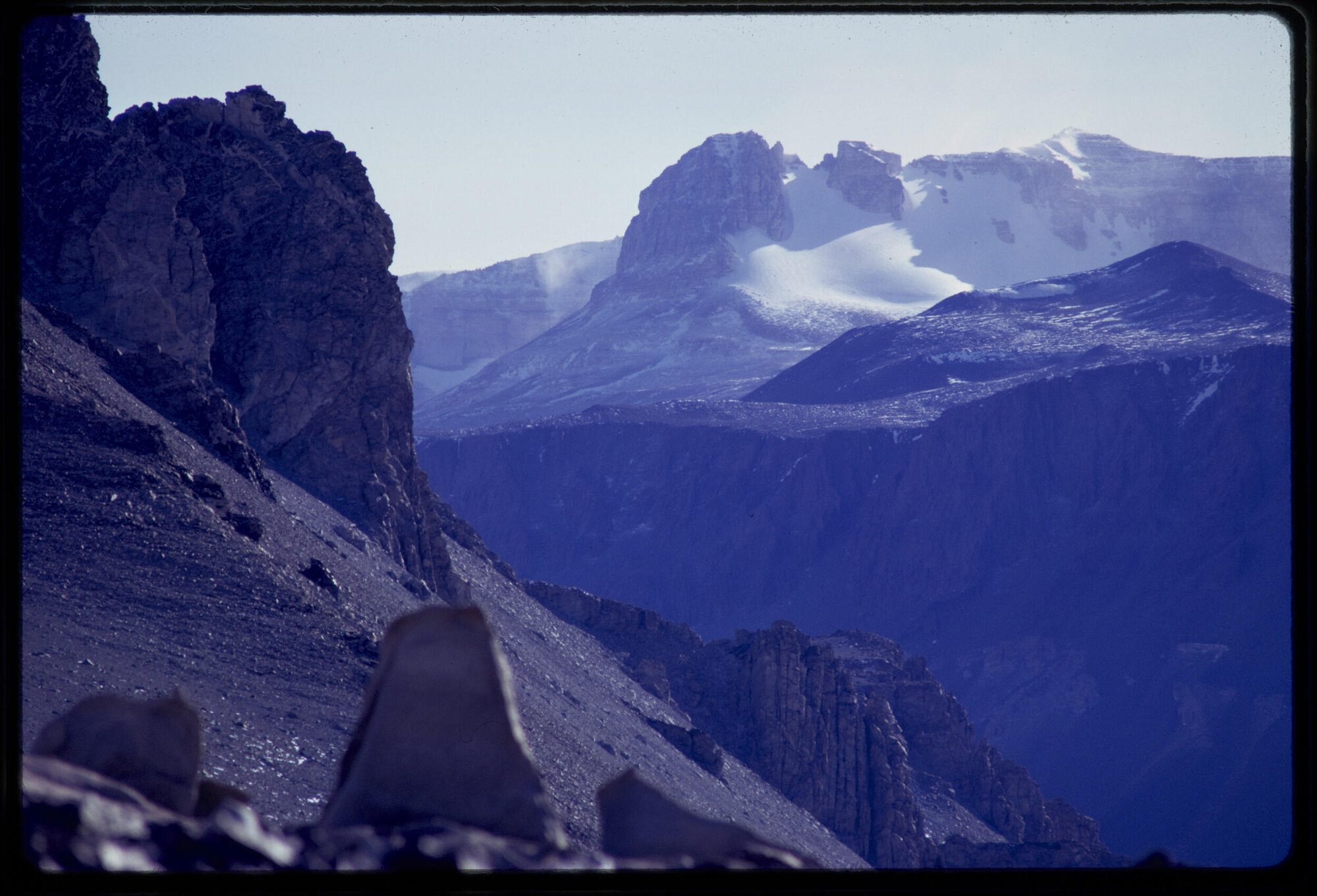 At head of the Wright Valley