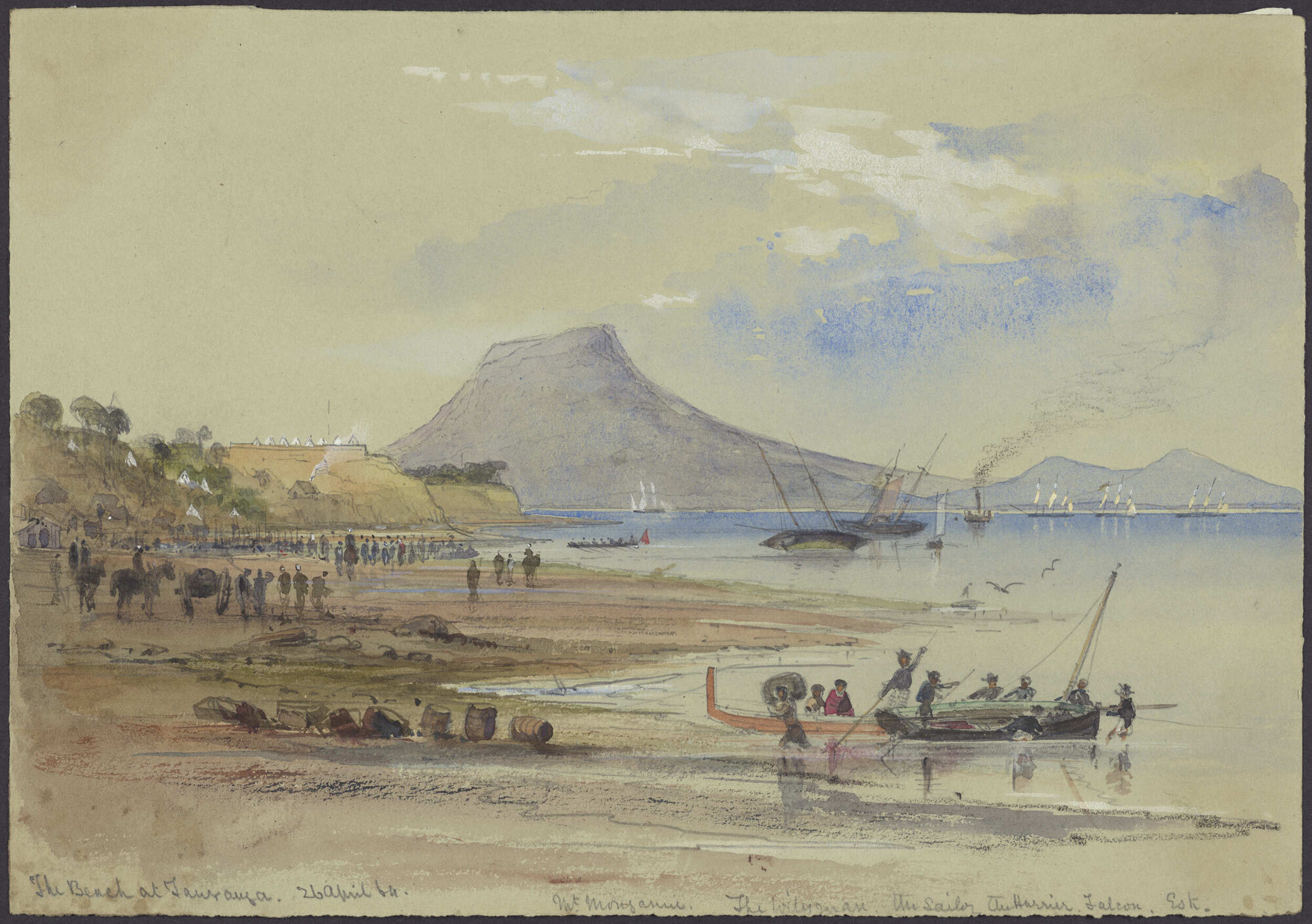 The beach at Tauranga 26 April 64