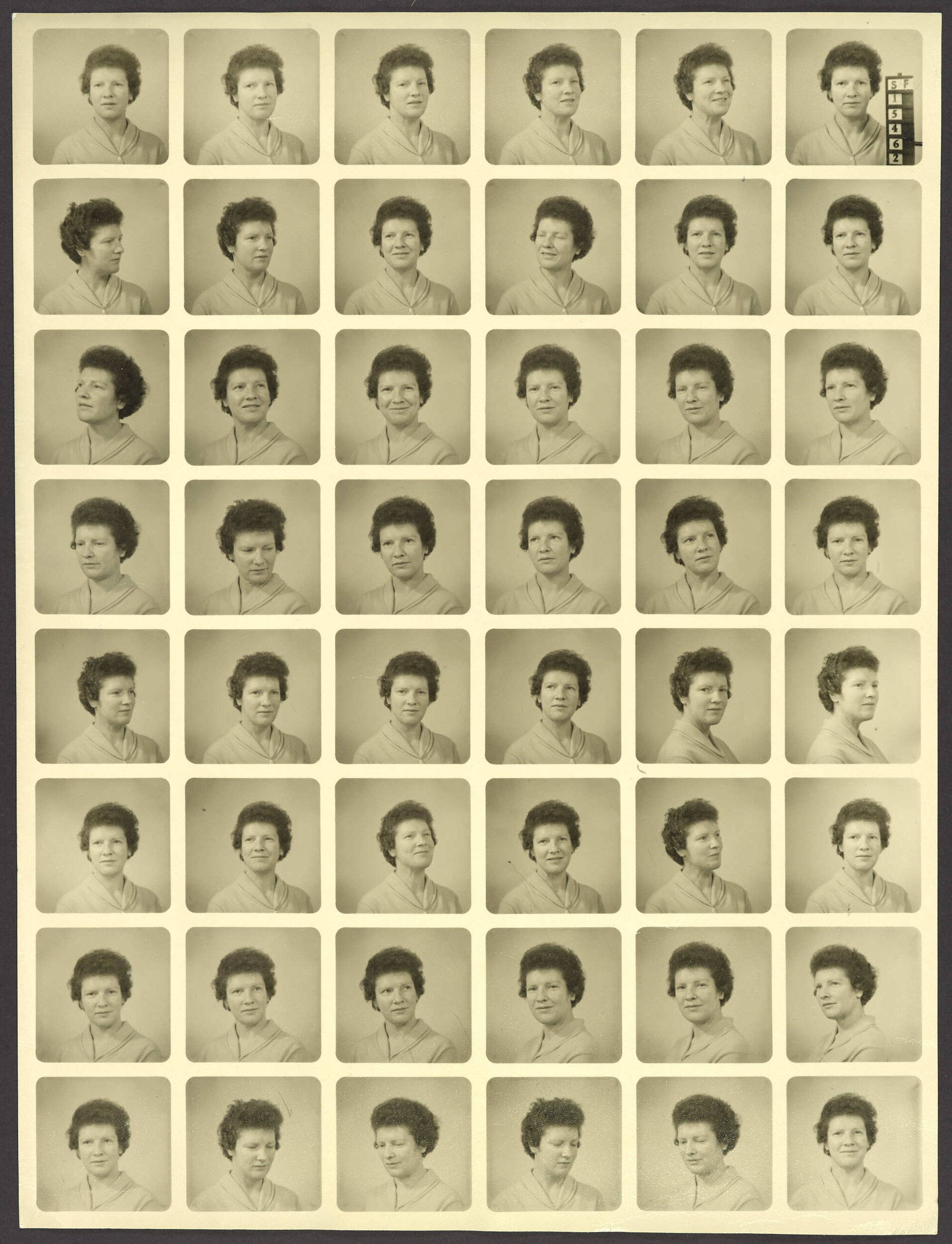 Headshots of Janet Frame