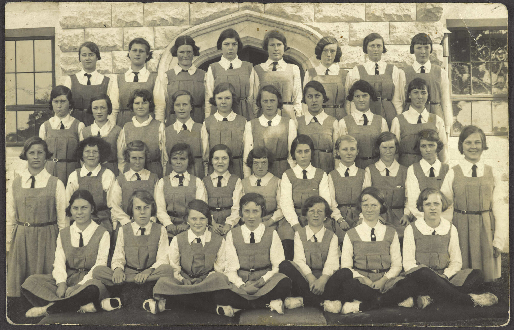 Janet Frame's class at Waitaki Girls' High School