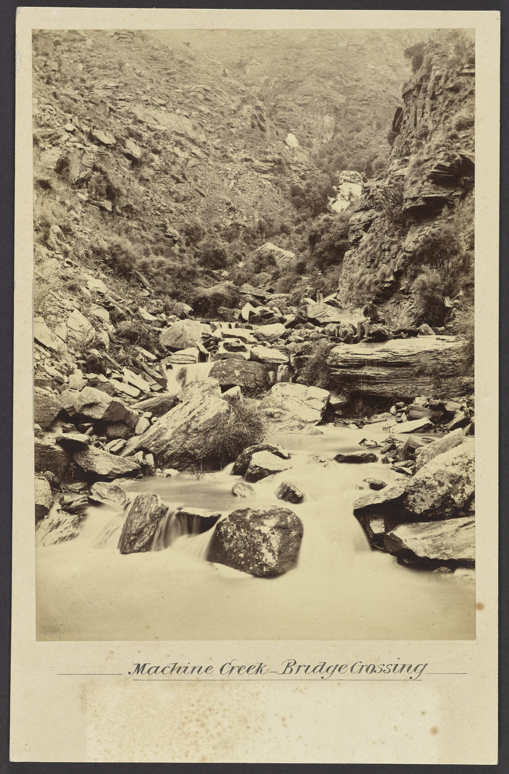 Machine Creek, bridge crossing
