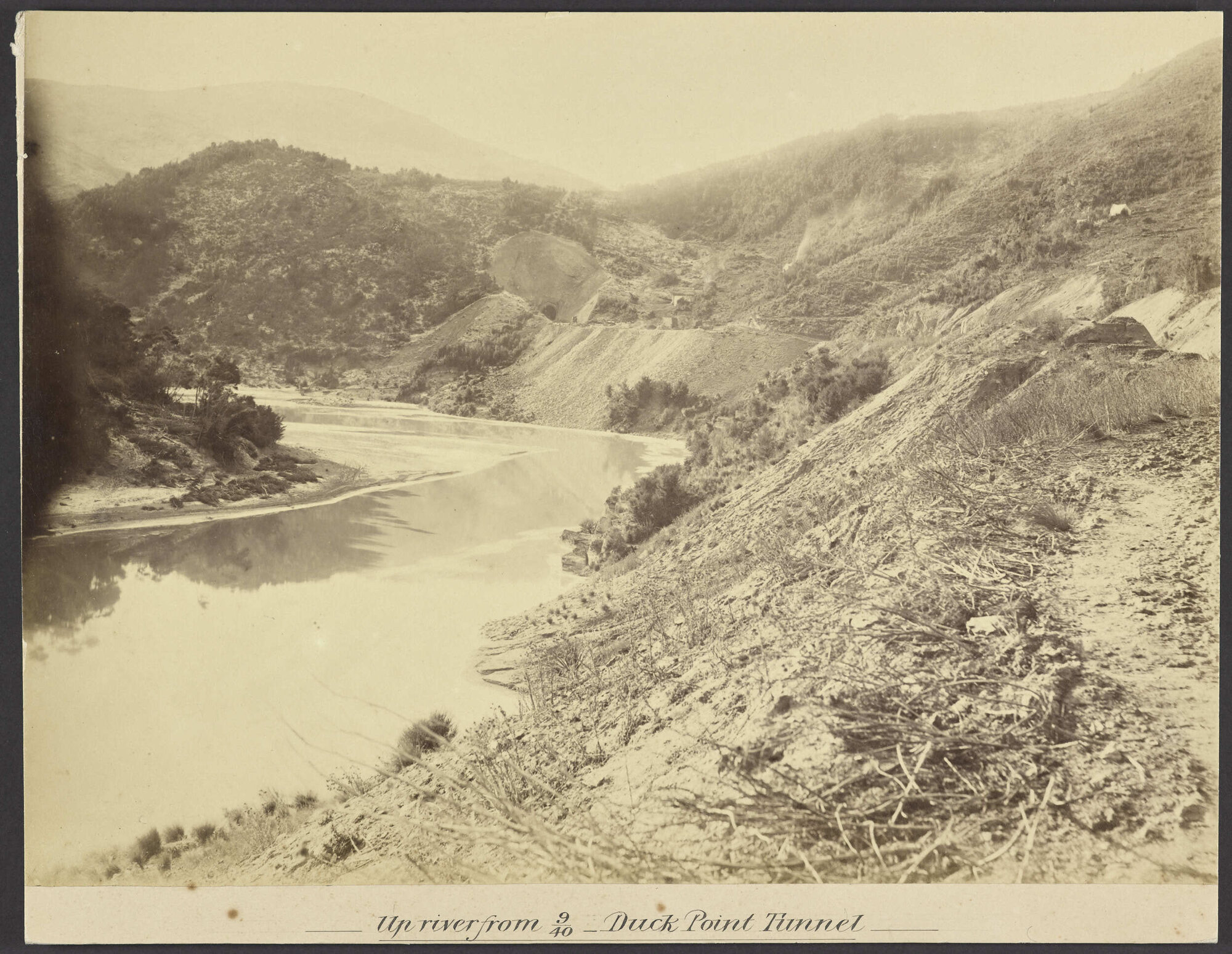 Up river from 9/40.  Duck Point Tunnel