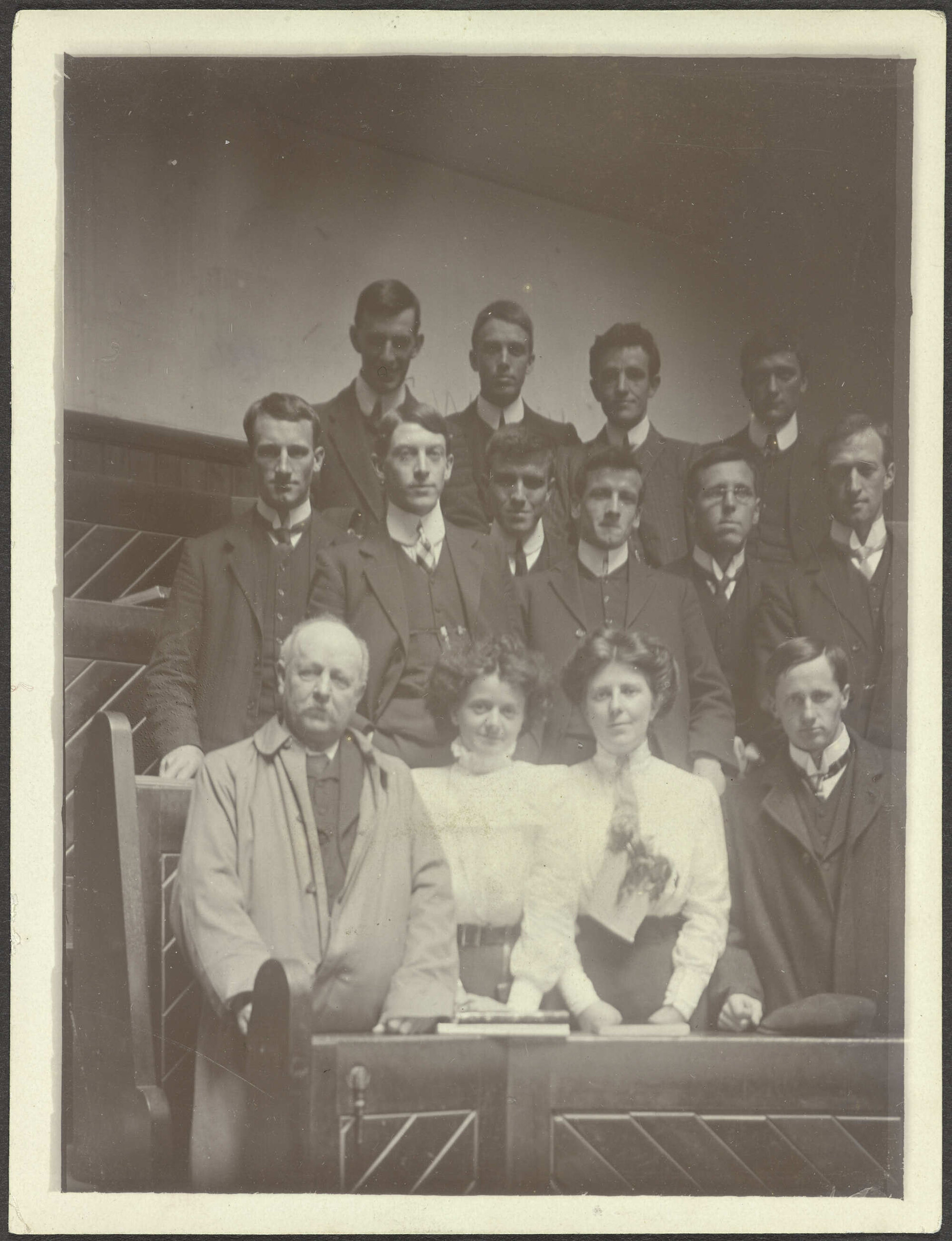 Professor D. Colquhoun with final year Medical students