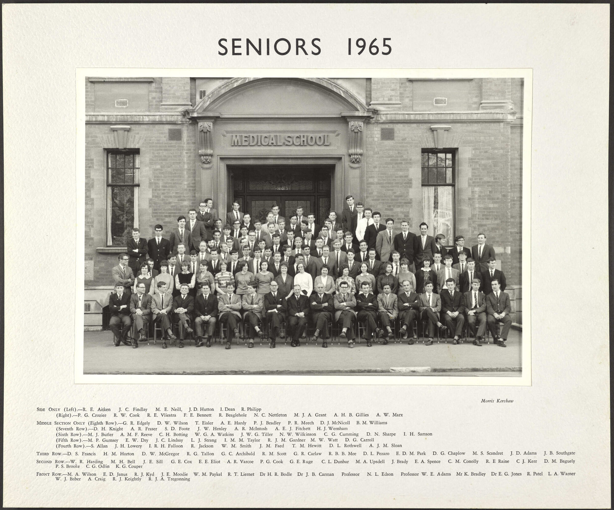 Medical School seniors