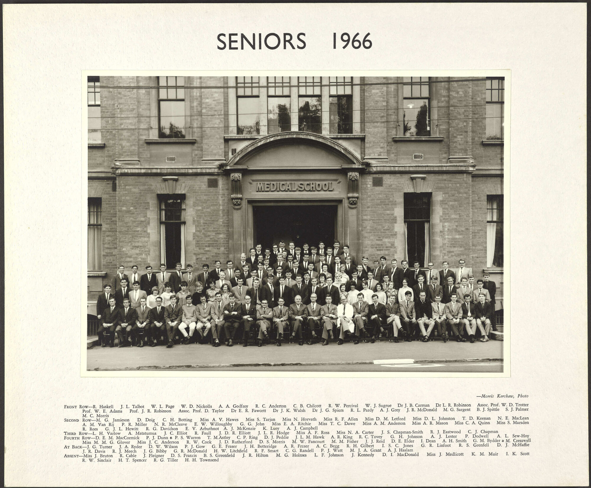 Medical School seniors