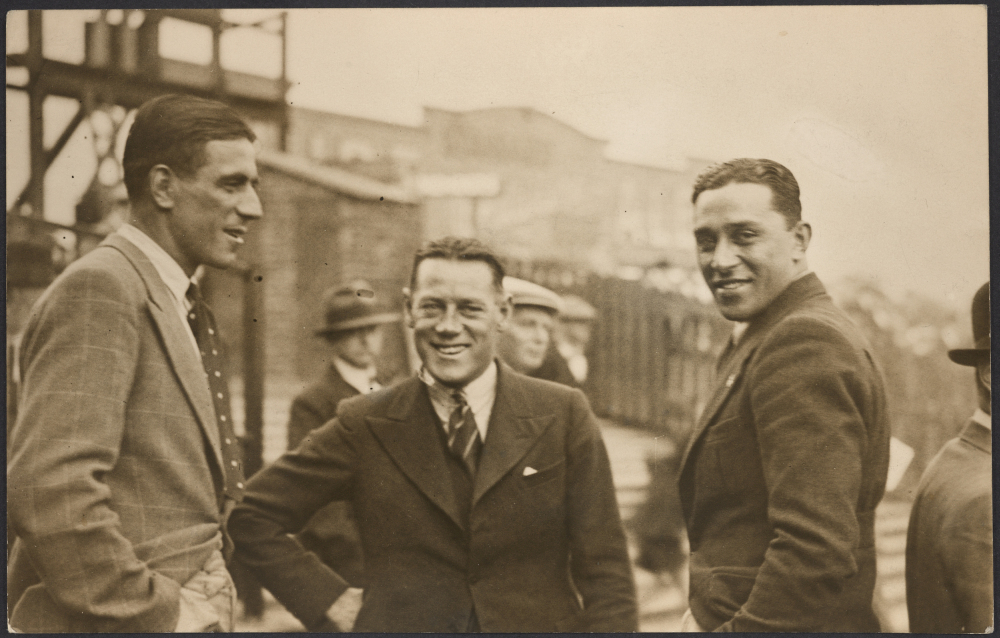 Jack Macdonald (left) with two others