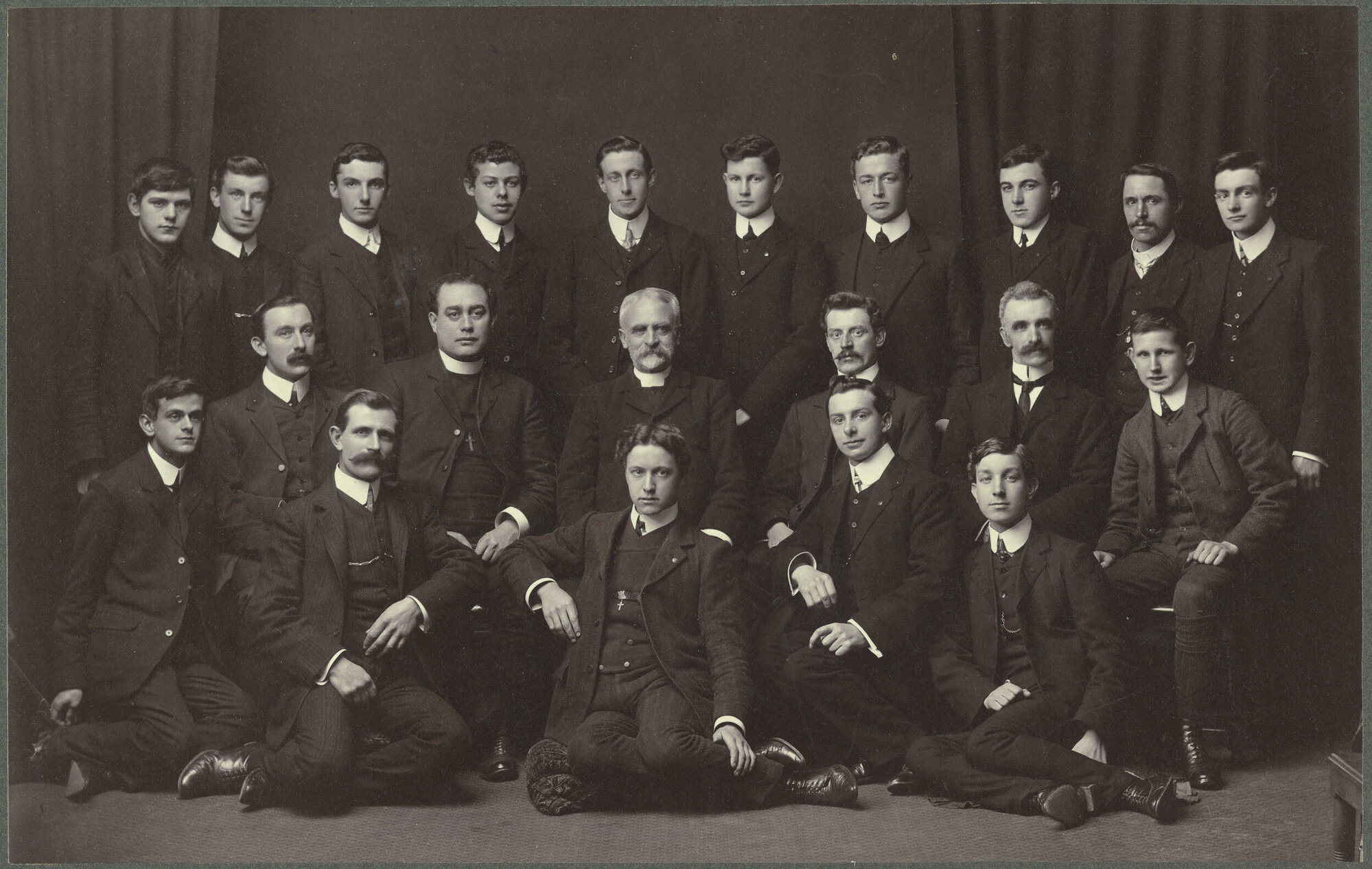 Group of men including Hoani Parata