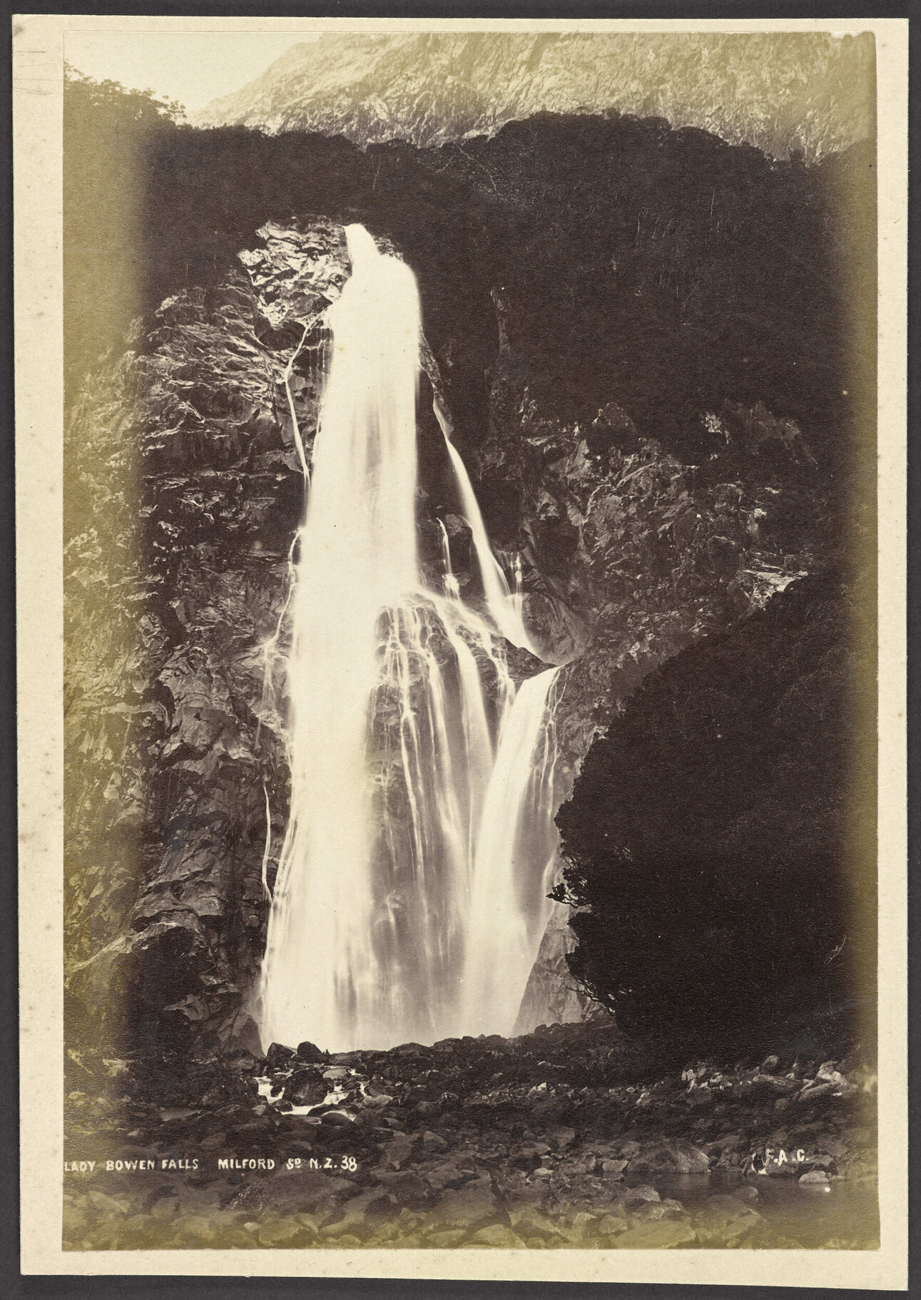 Lady Bowen Falls, Milford Sound N.Z.