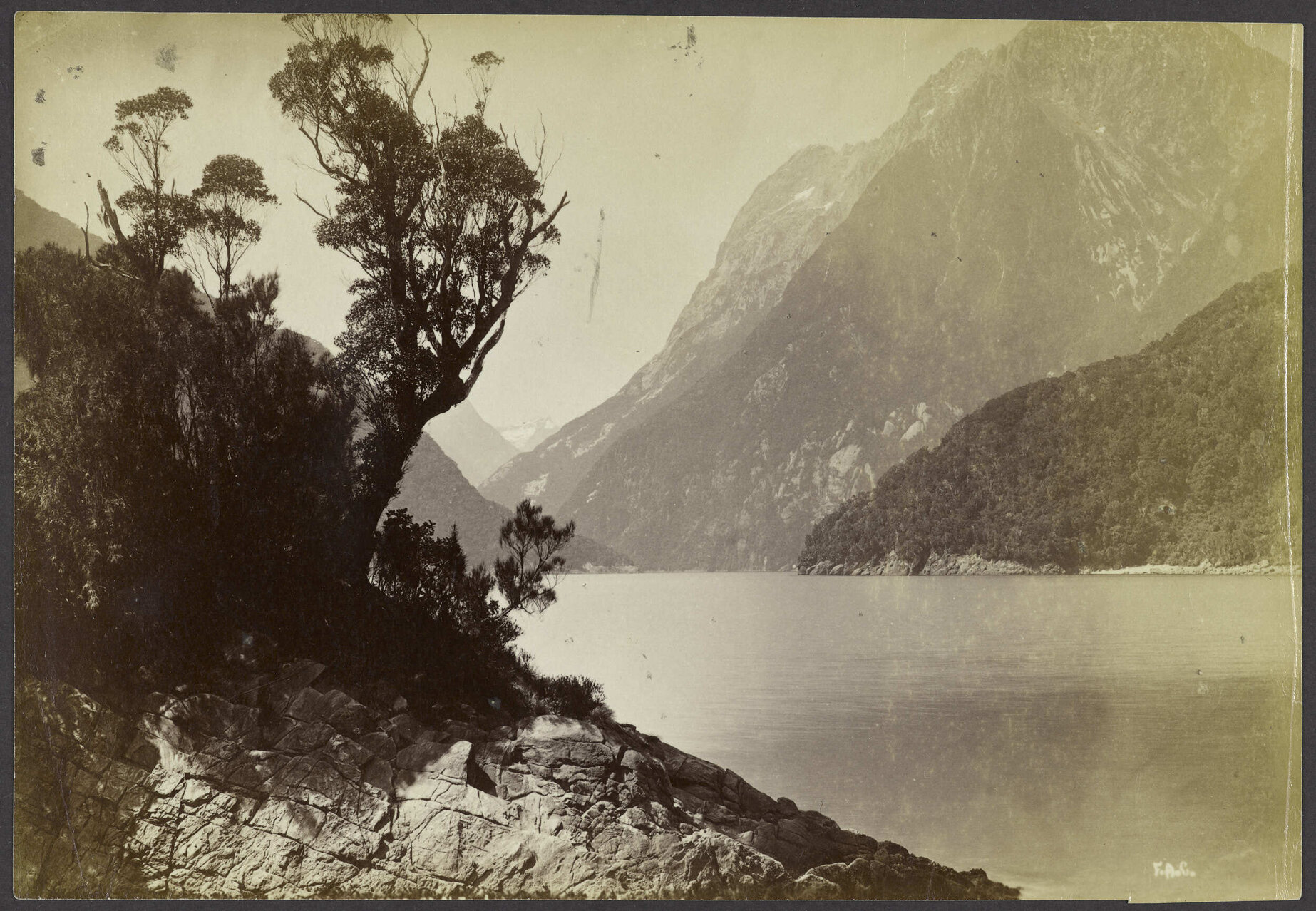 Entrance to Milford Sound N.Z.