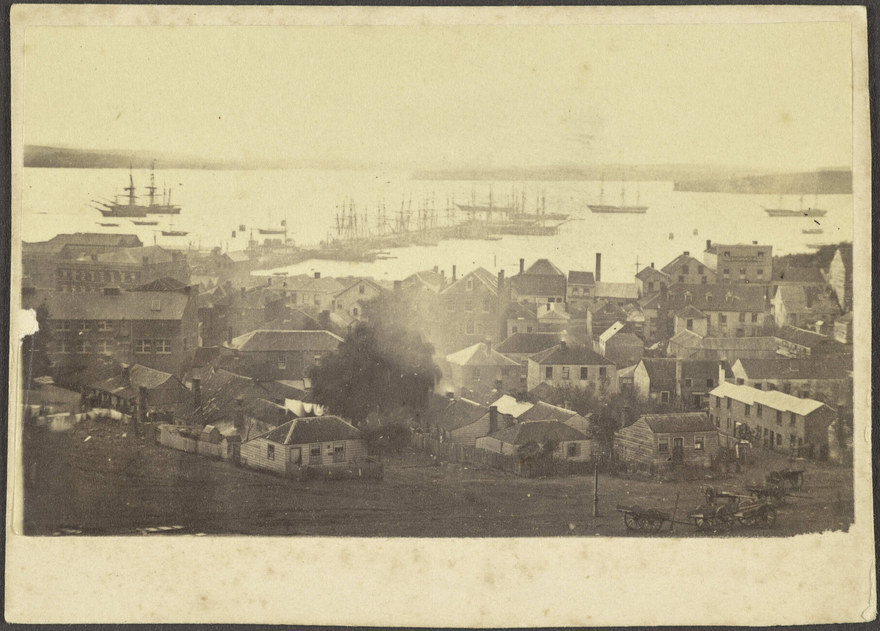 View towards Queens Wharf