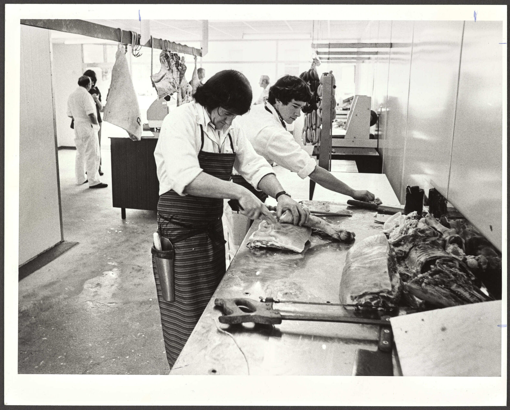 Butchers at work