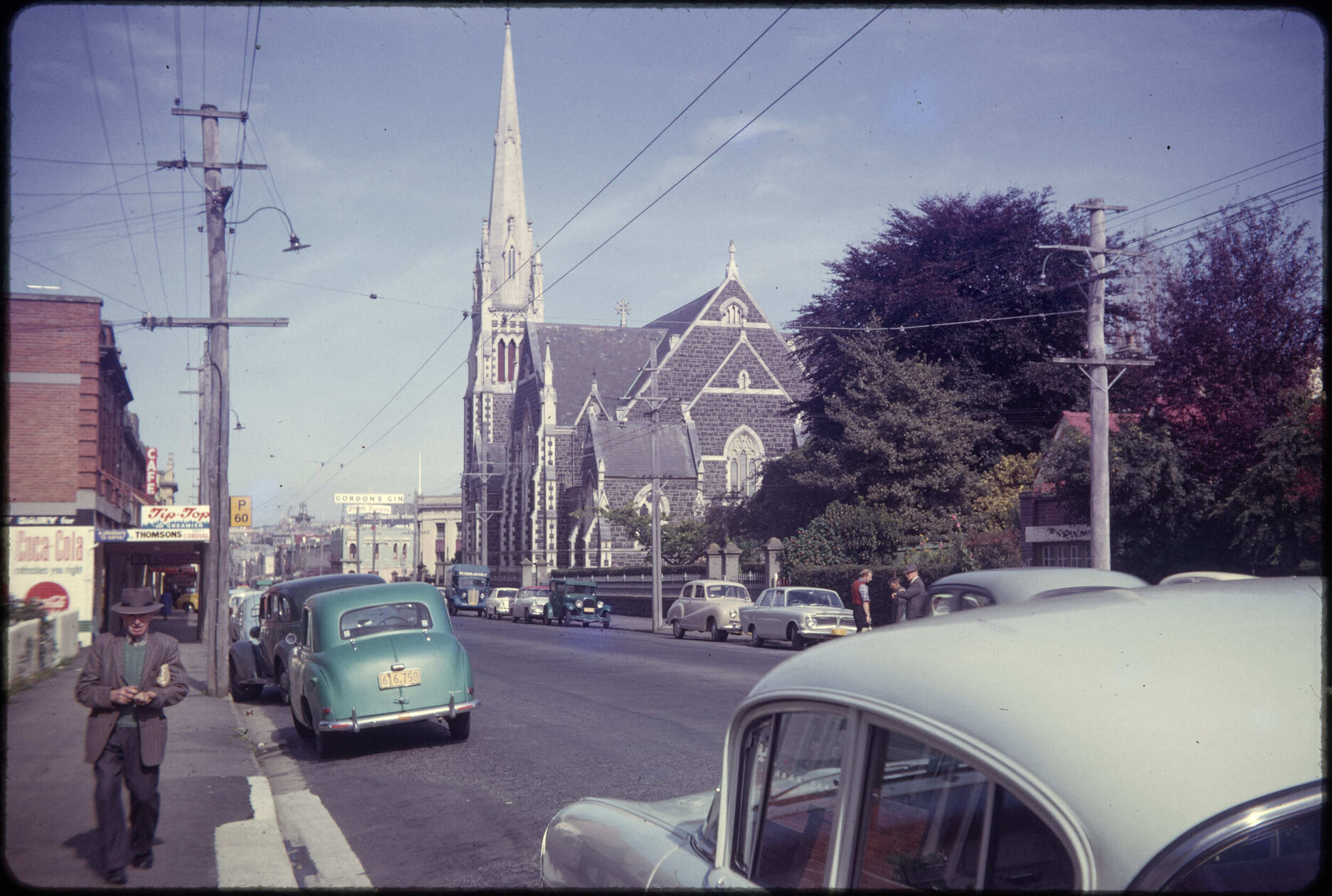 George Street, looking south to Knox Church