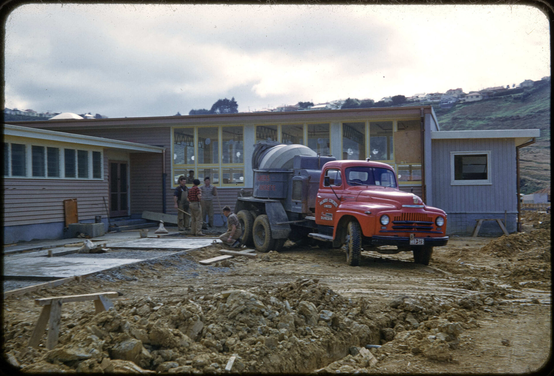 Kaikorai Valley High School under construction