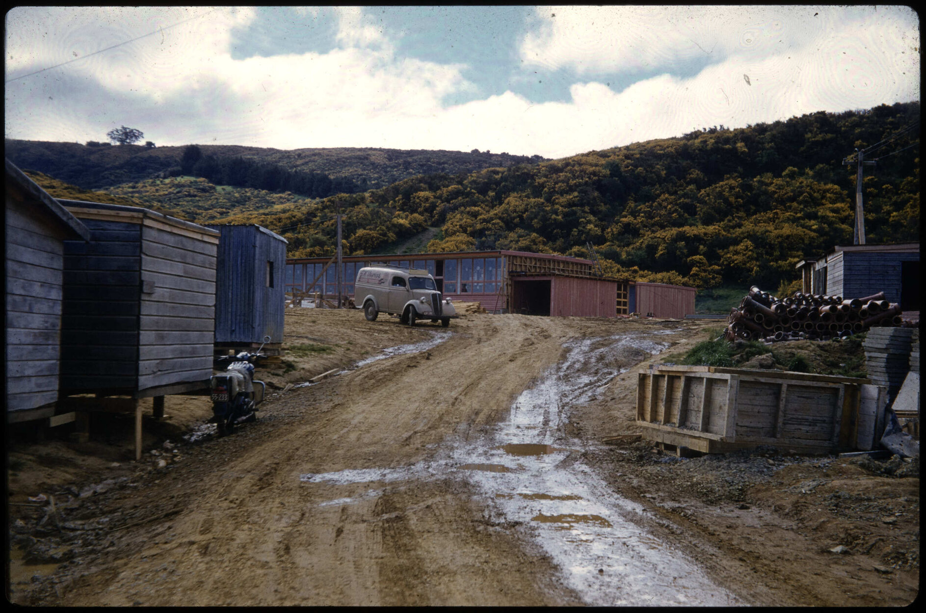 Kaikorai Valley High School under construction