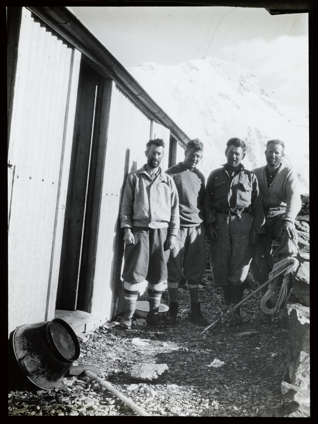 'King [Memorial] Hut - Mace, Larsen, A. Brustad, R. Syme'