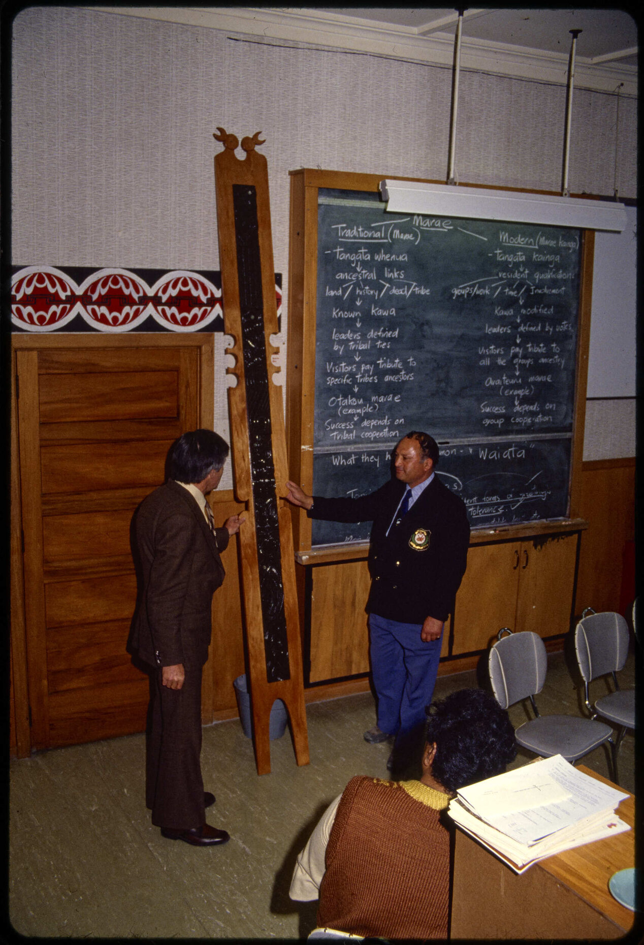 Unidentified event in Māori course classroom
