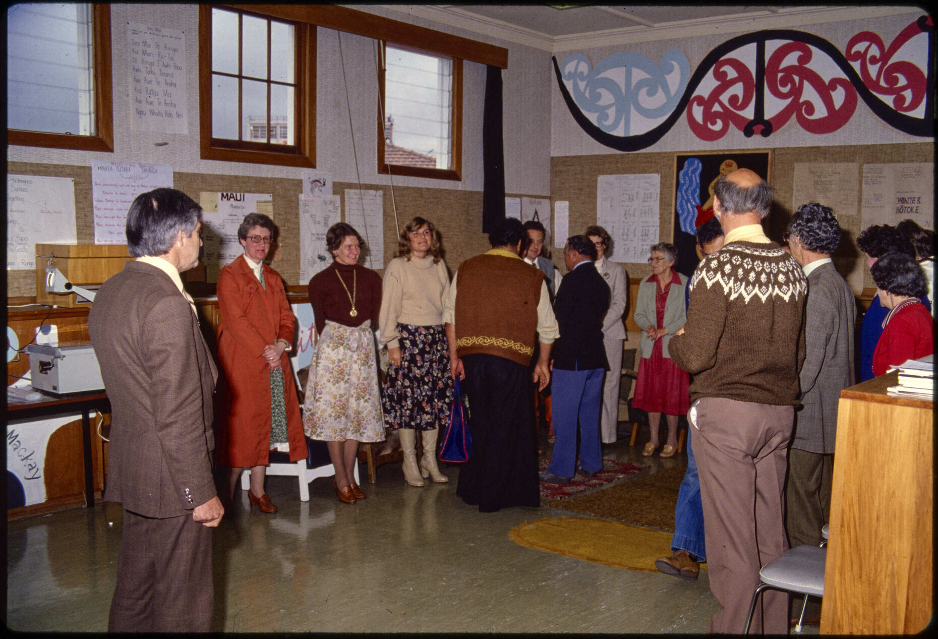 Unidentified event in Māori course classroom