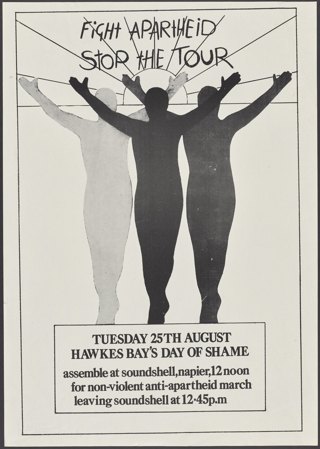 "Fight Apartheid Stop the Tour"