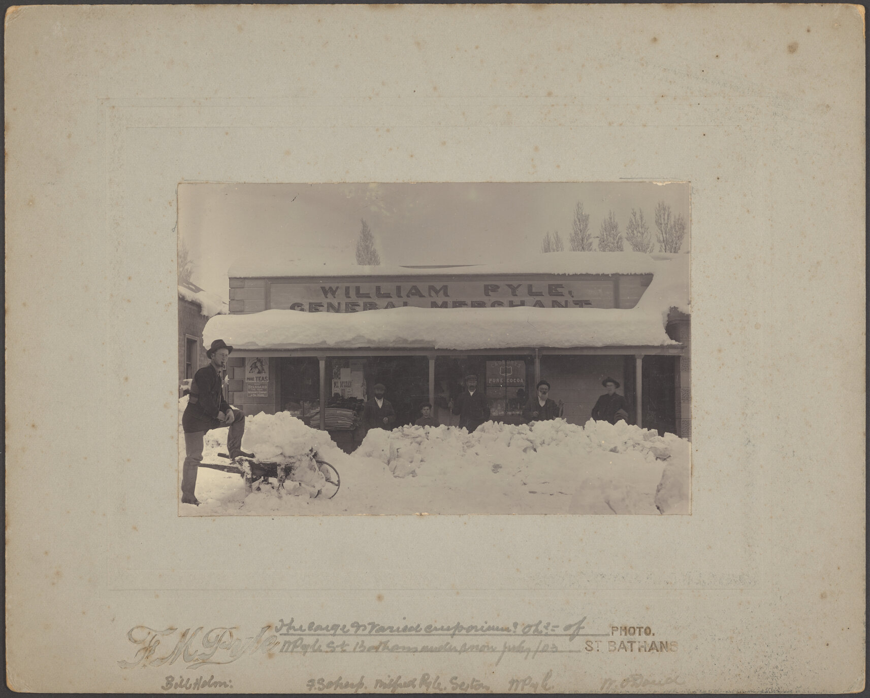 The large and varied emporium of W Pyle, St Bathans