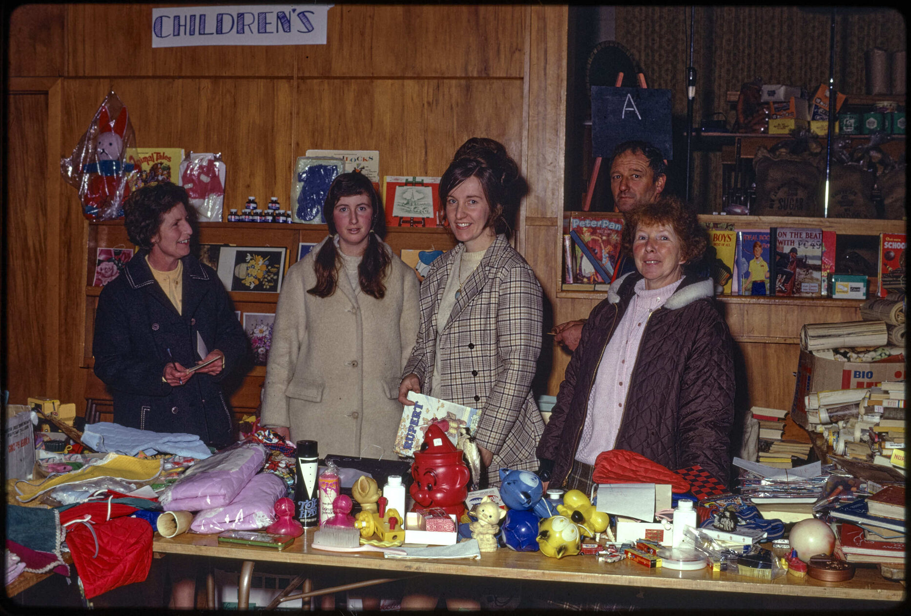 Children's stall at school fair 