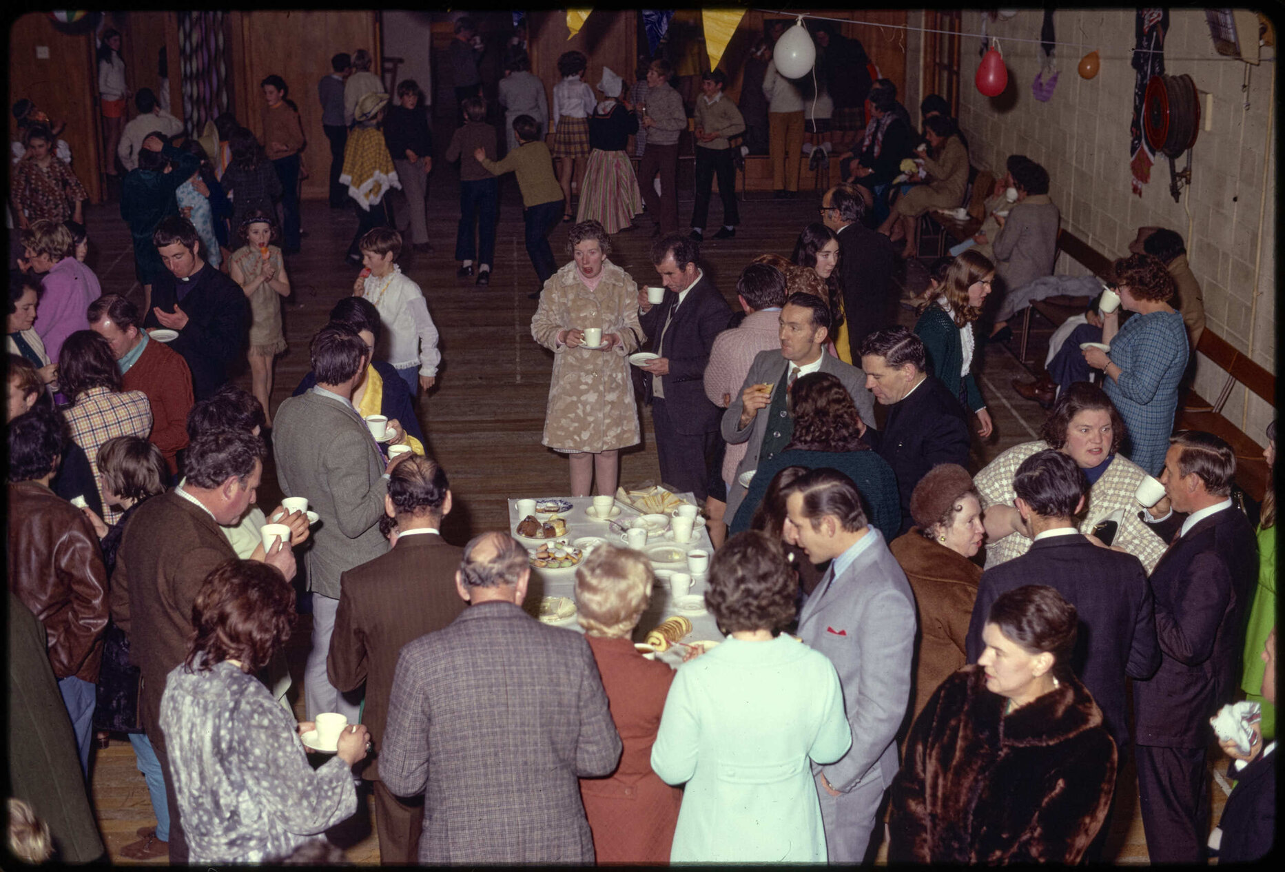 Social event in St Patrick's Hall