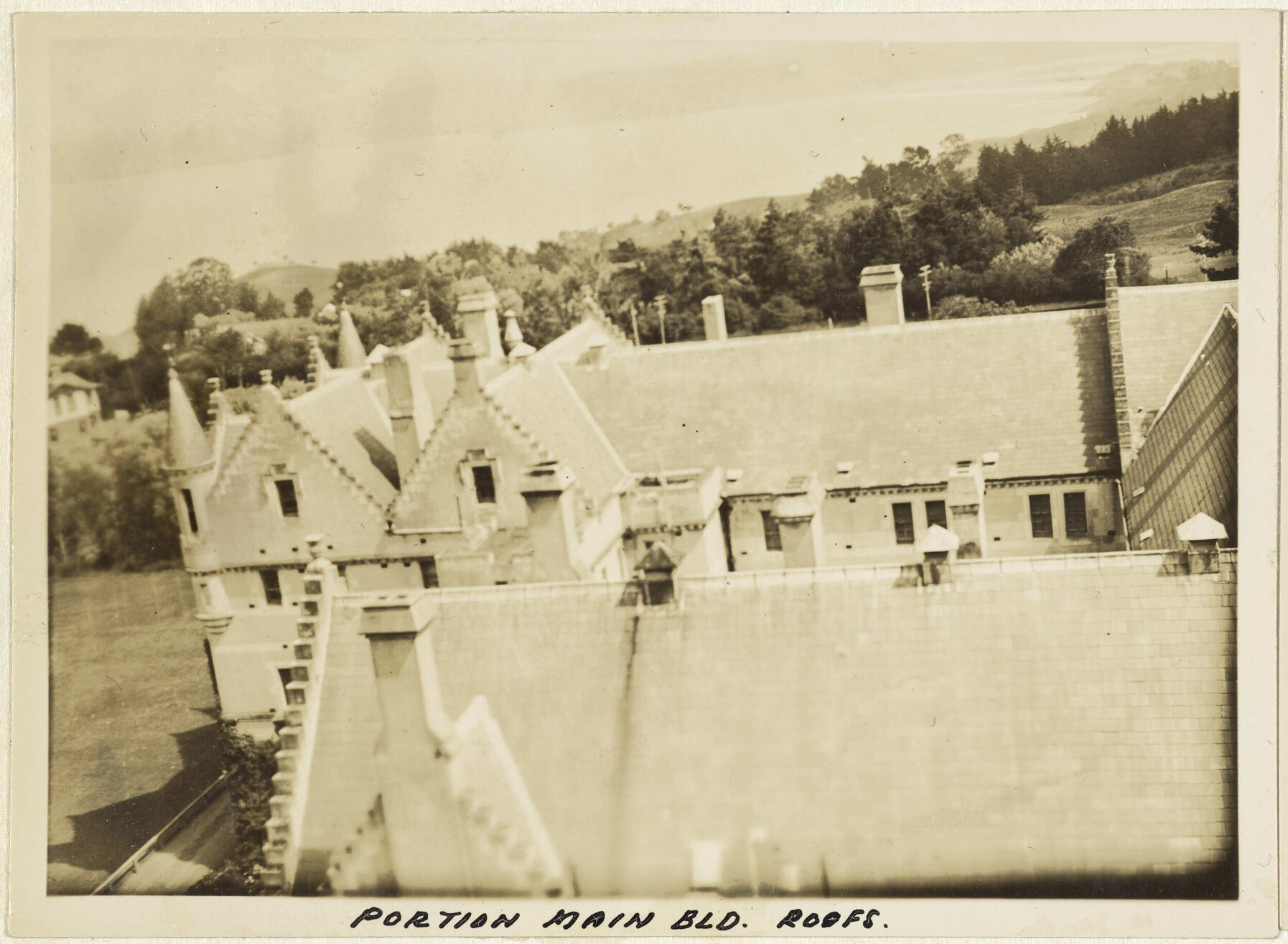 Portion Main Building roofs [Seacliff Hospital]