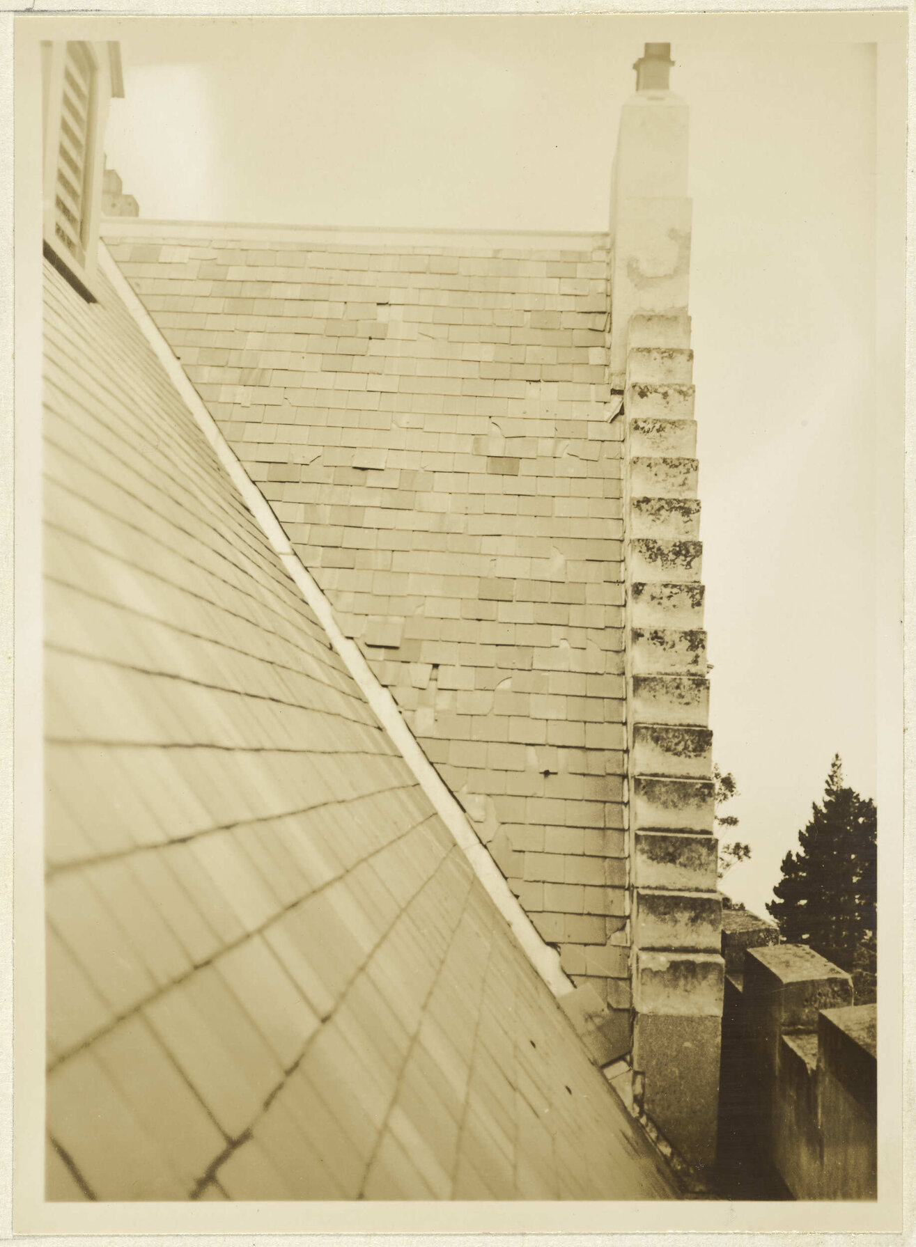 Slate roofing [Seacliff Hospital]