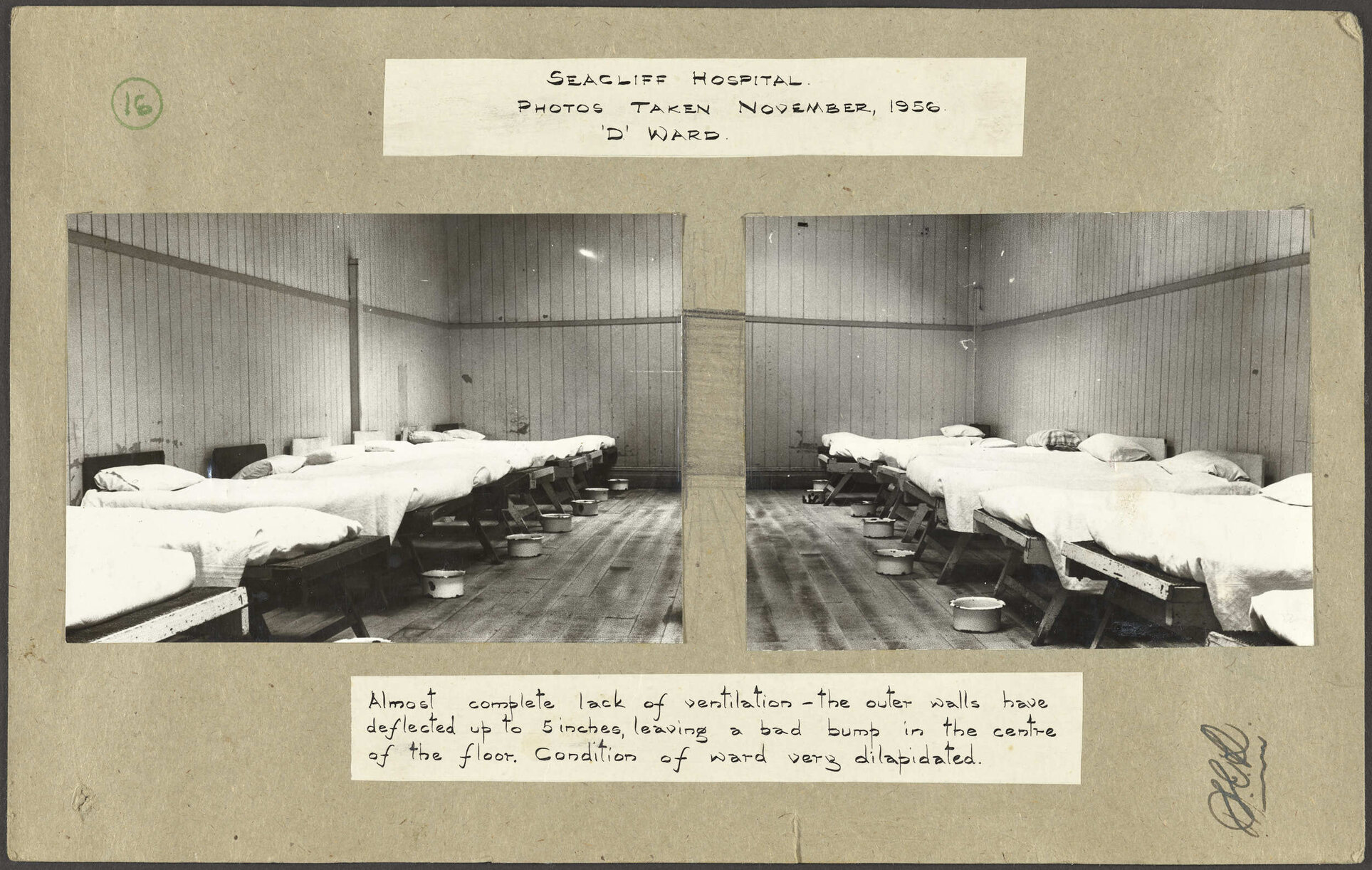 'D' Ward, Seacliff Hospital