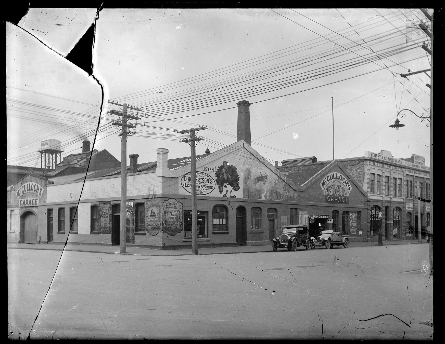 McCullochs Garage, Princes Street, Dunedin