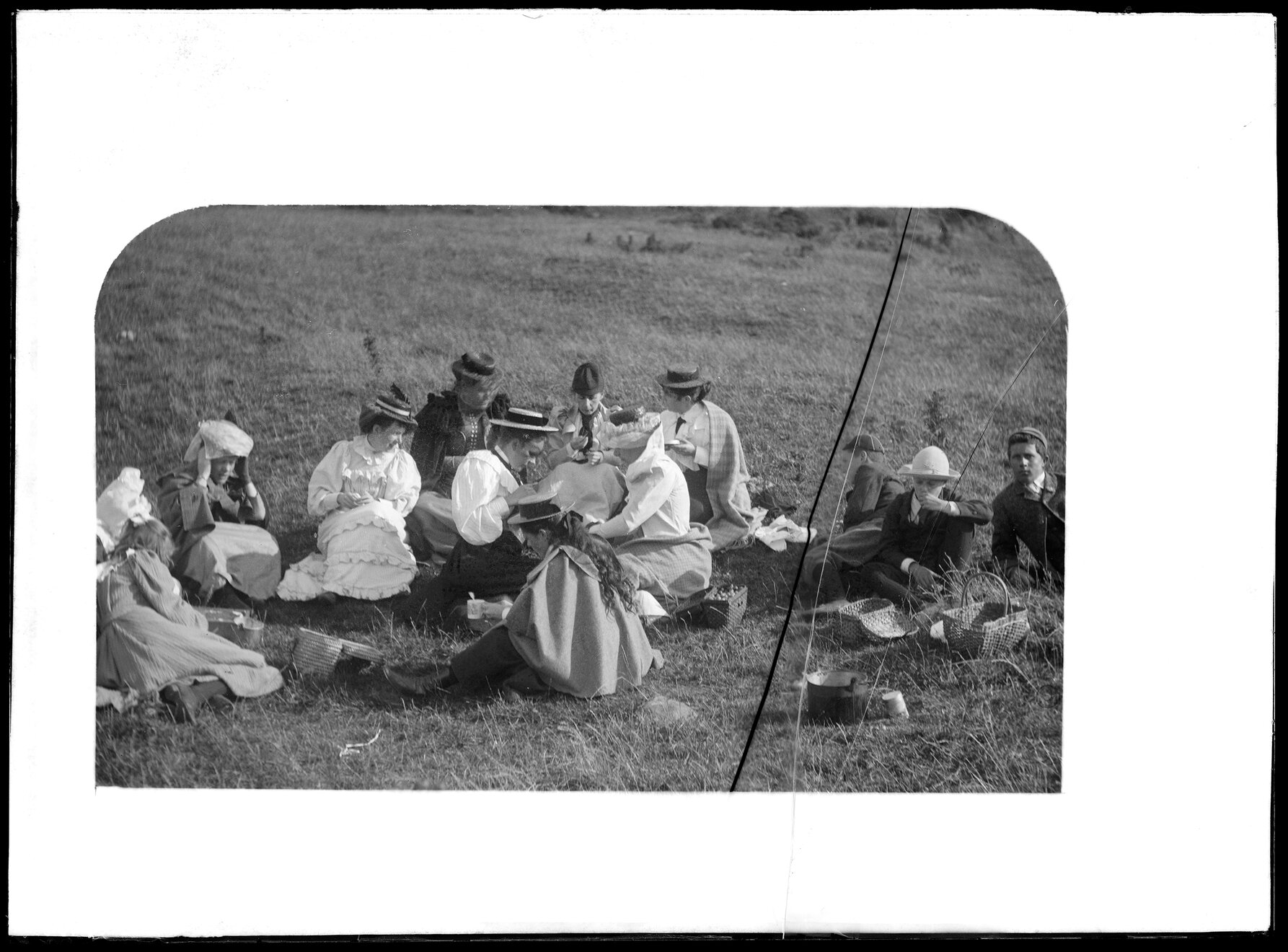 Picnic party at kaik, Moeraki