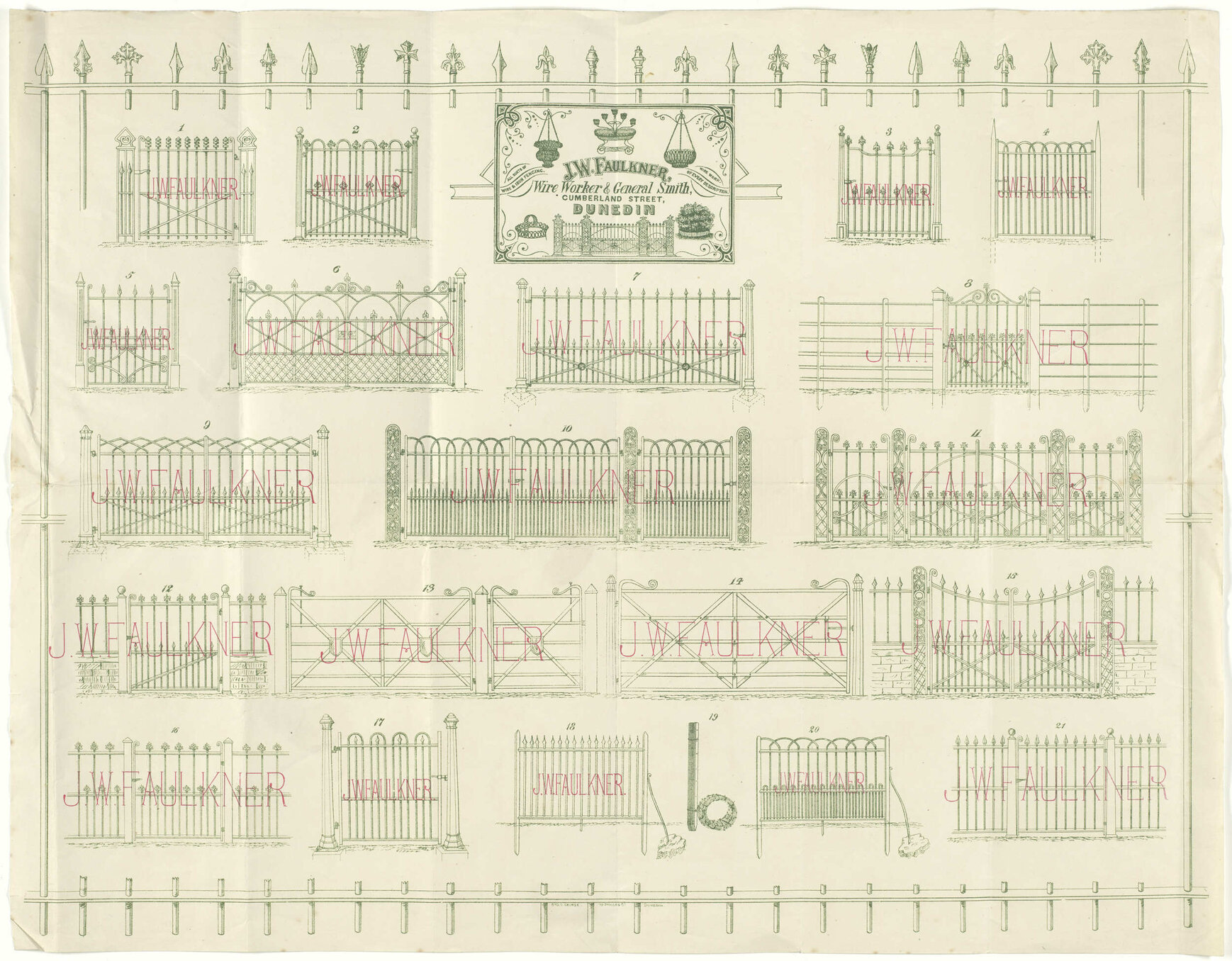 J.W. Faulkner illustrated gates and railings
