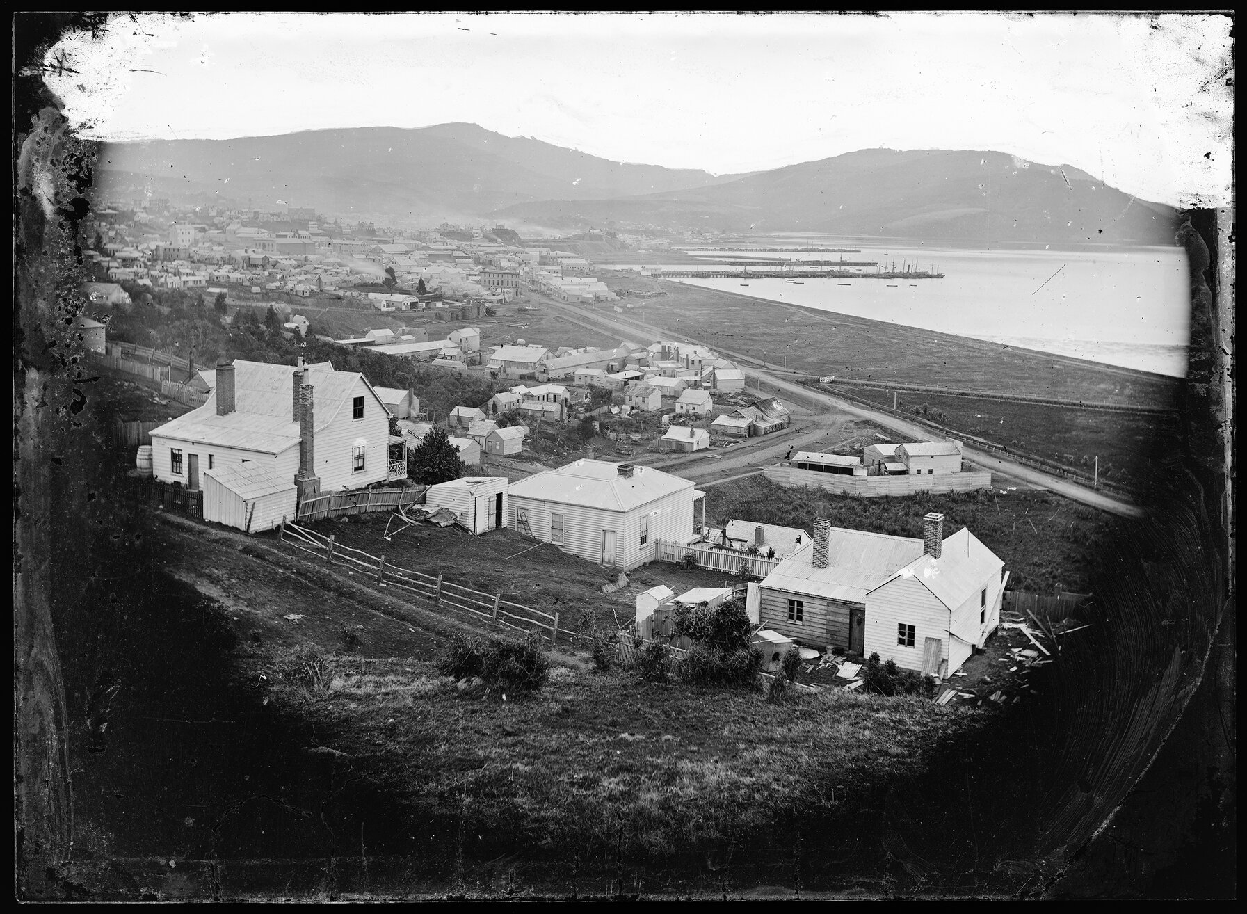 Dunedin looking north from Hut Street