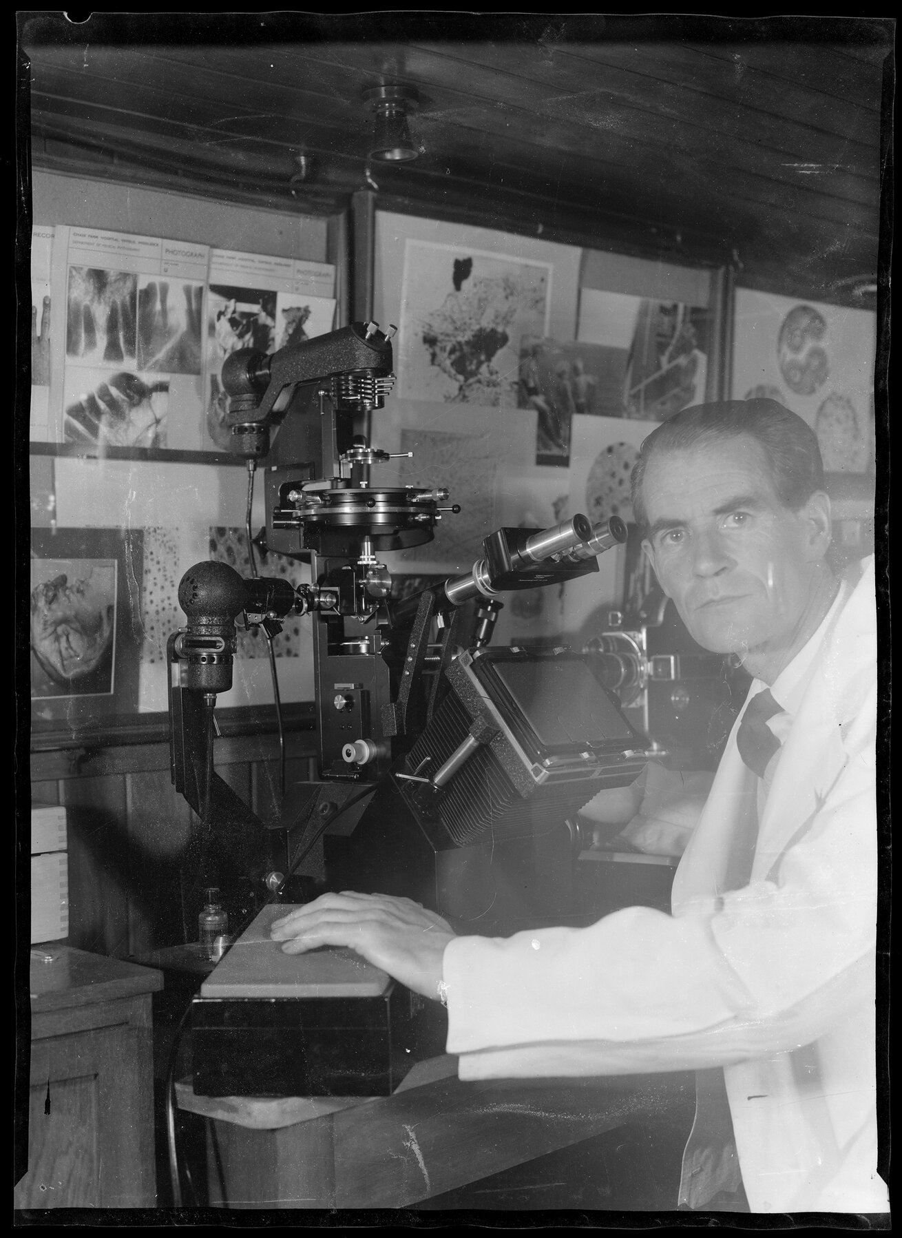 Hardwicke Knight with a camera